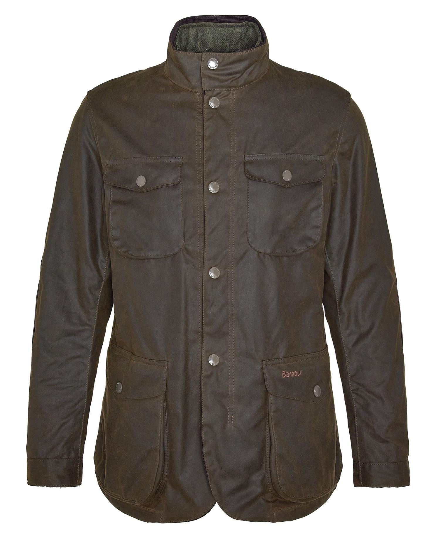 Ogston wax jacket- Olive