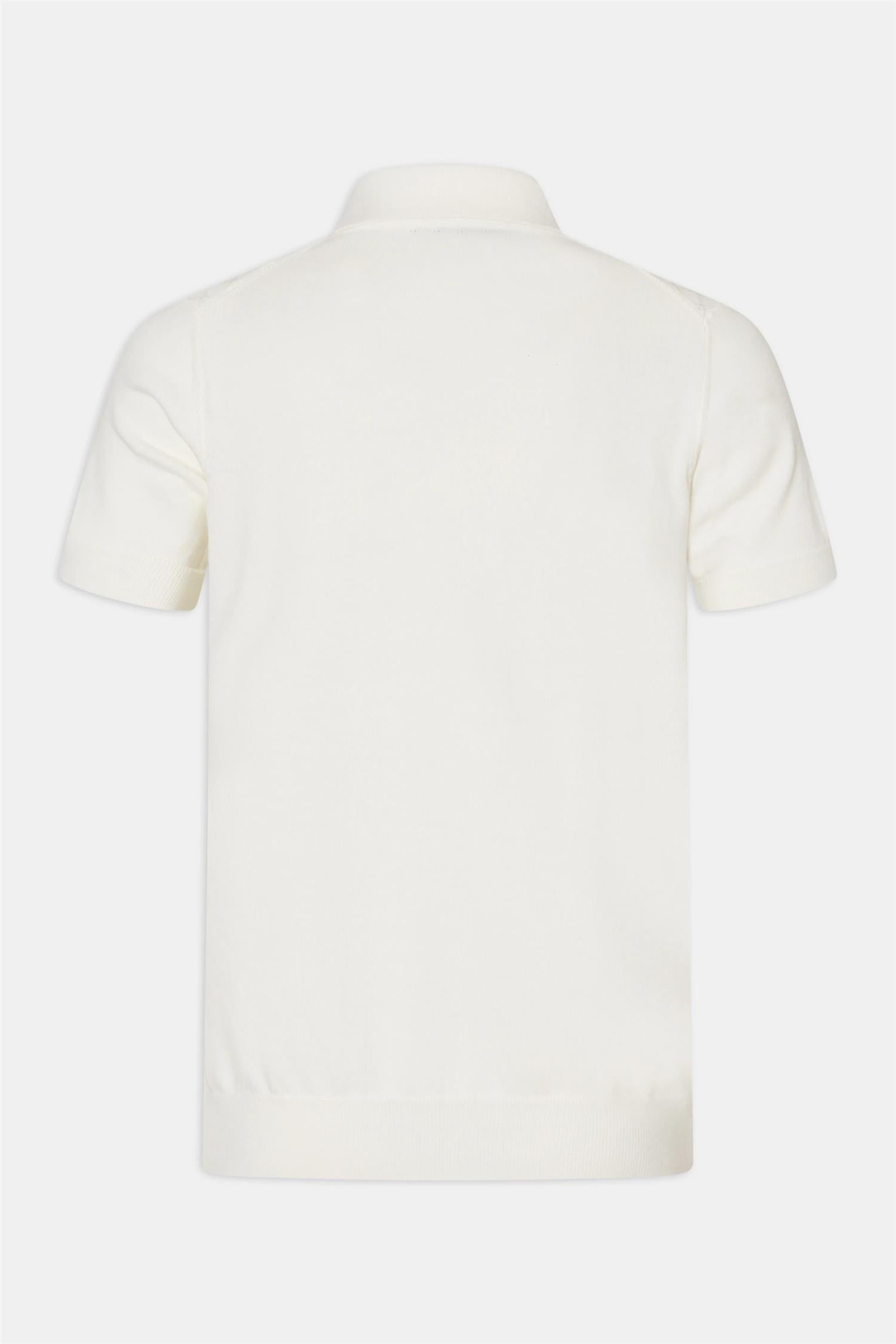 Mirza poloshirt- Snow white