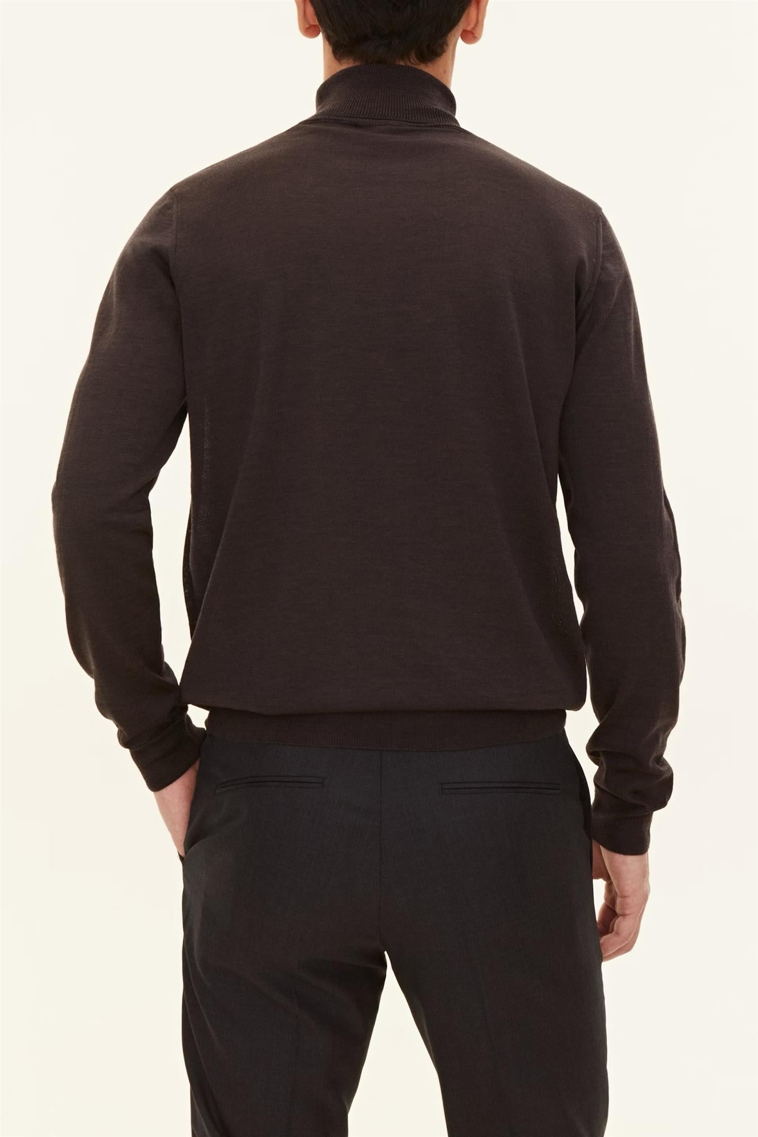 Marcel rollneck- Brown flannel