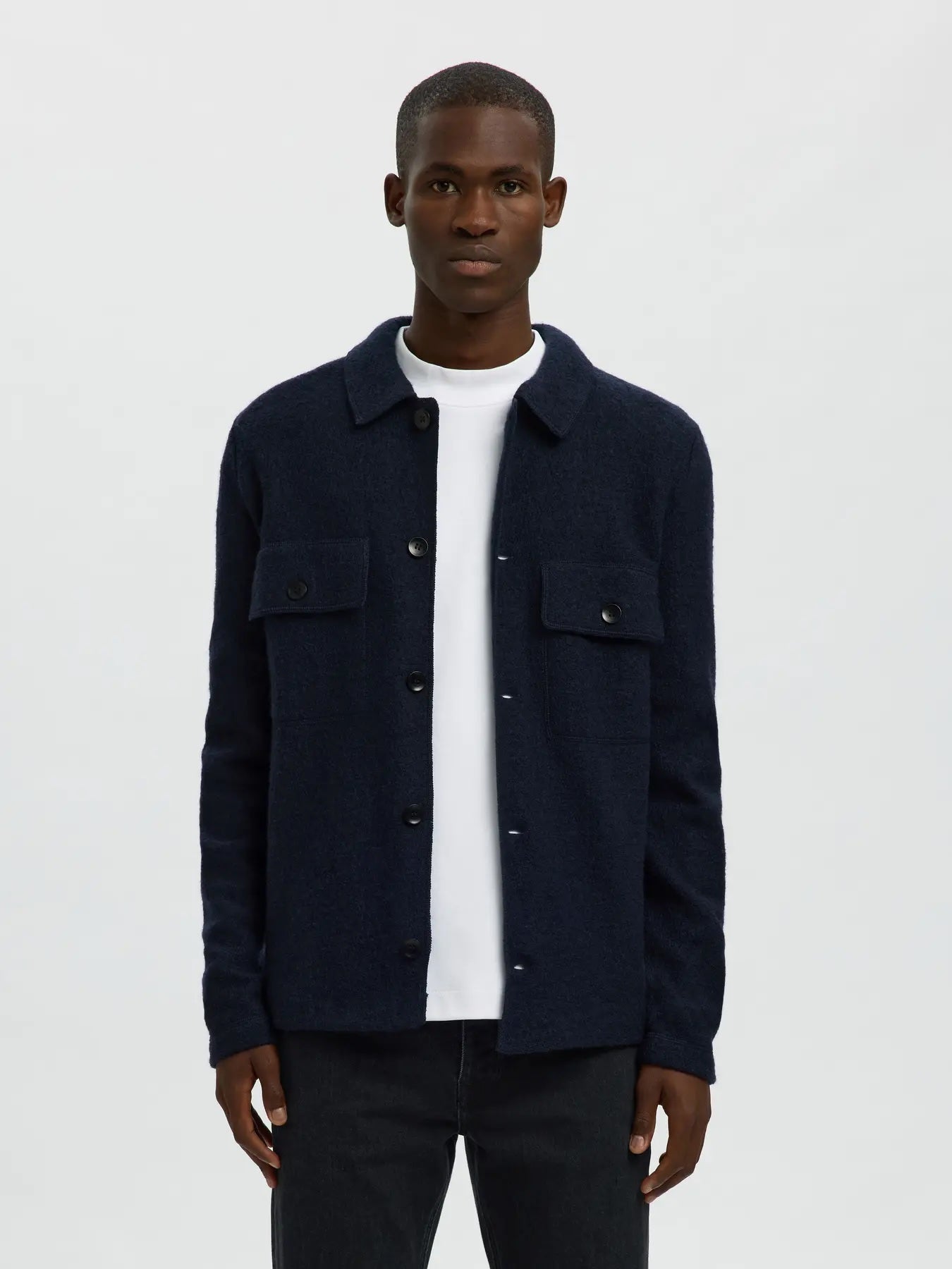 Nealy ls knit cardigan- Sky captain
