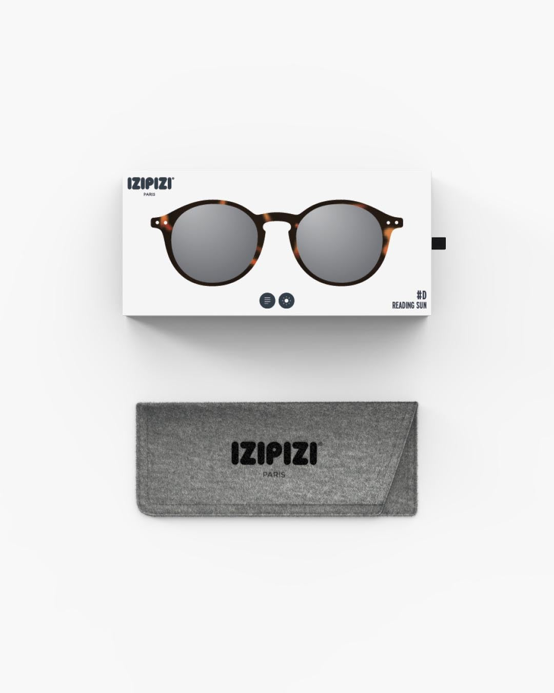 Reading Sun D - Tortoise/ green lenses