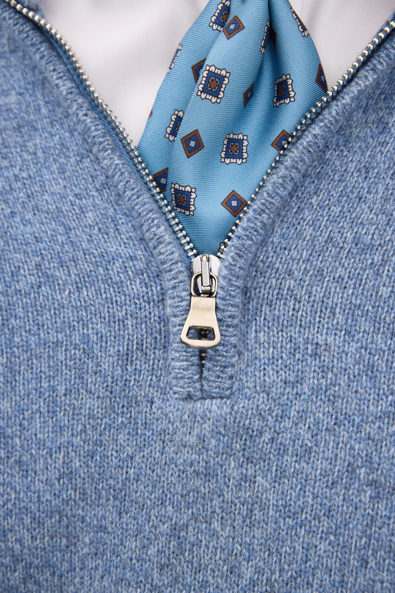 Paul half zip cob blue