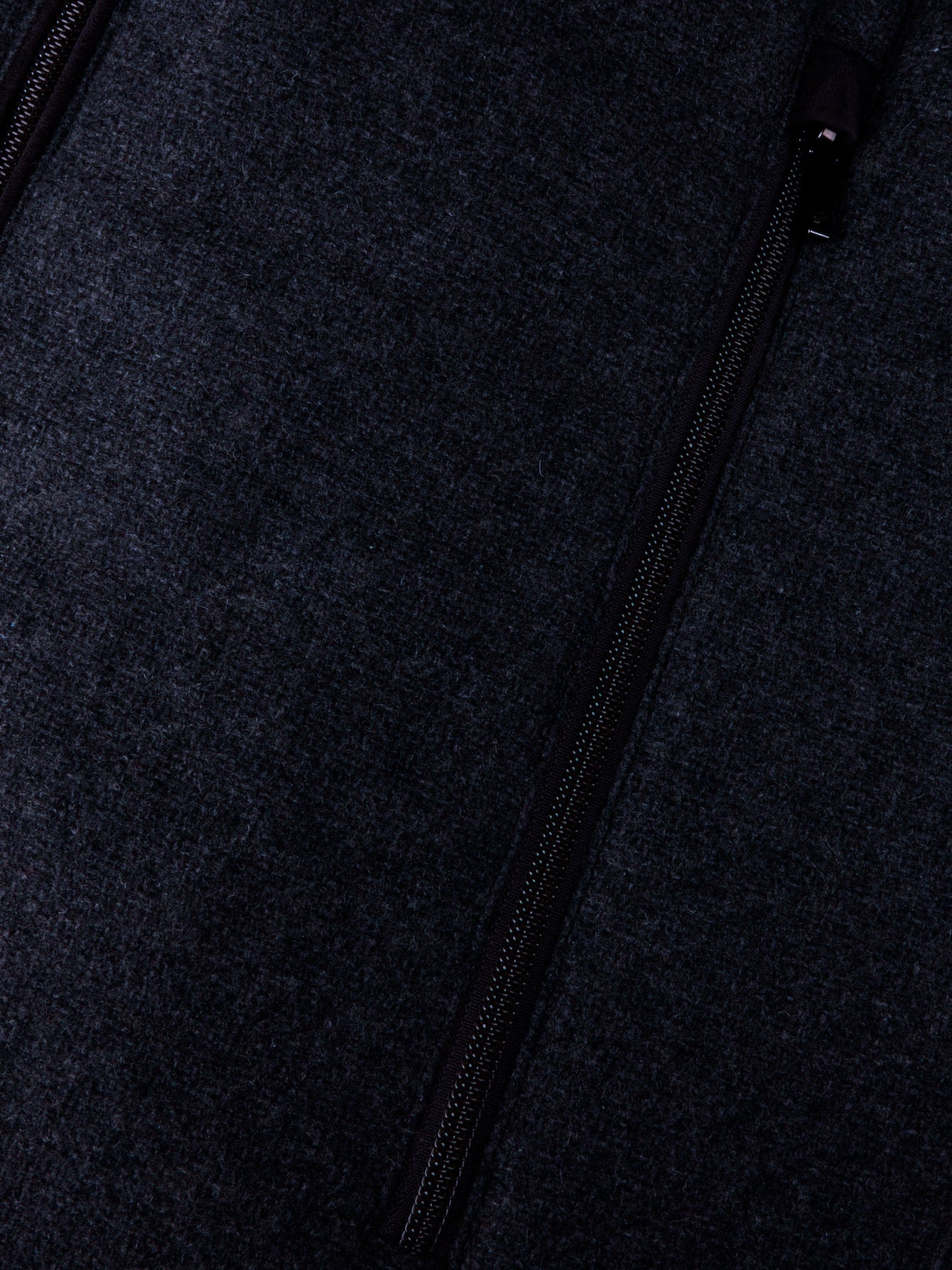 Vest zip Alcantara - Navy