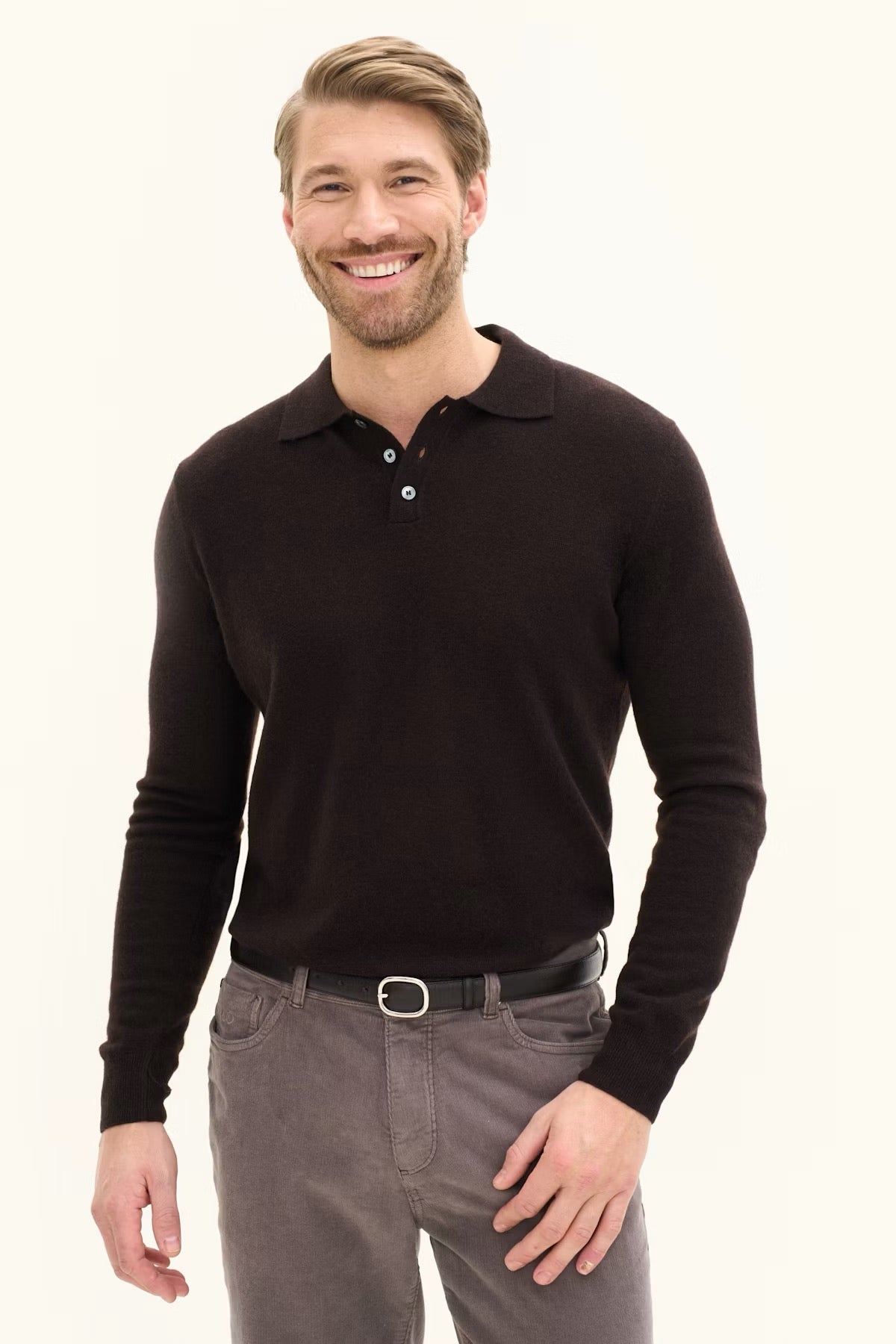 Pepe poloshirt - Brown flannel