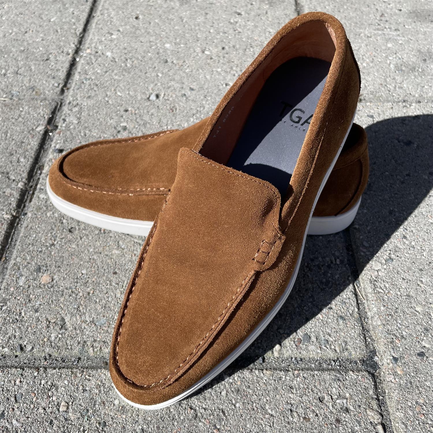 Semsket loafer- Cognac 8250