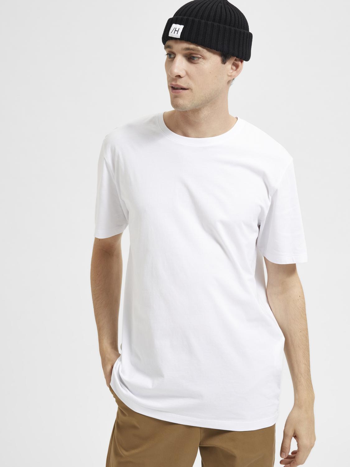 Aspen ss o-neck tee- hvit