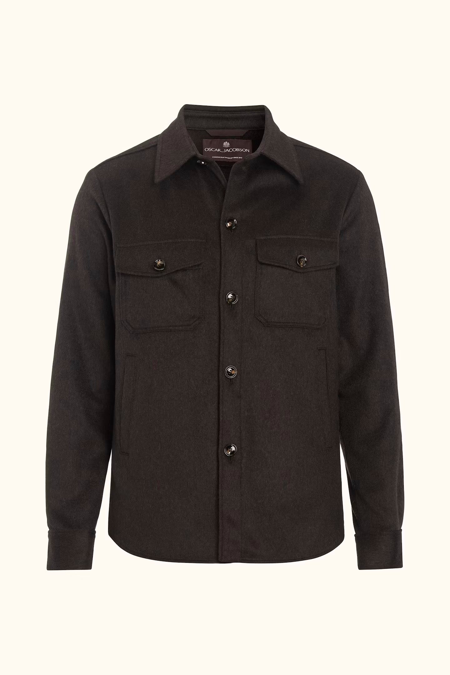 Maverick shirt jacket - Dk brown