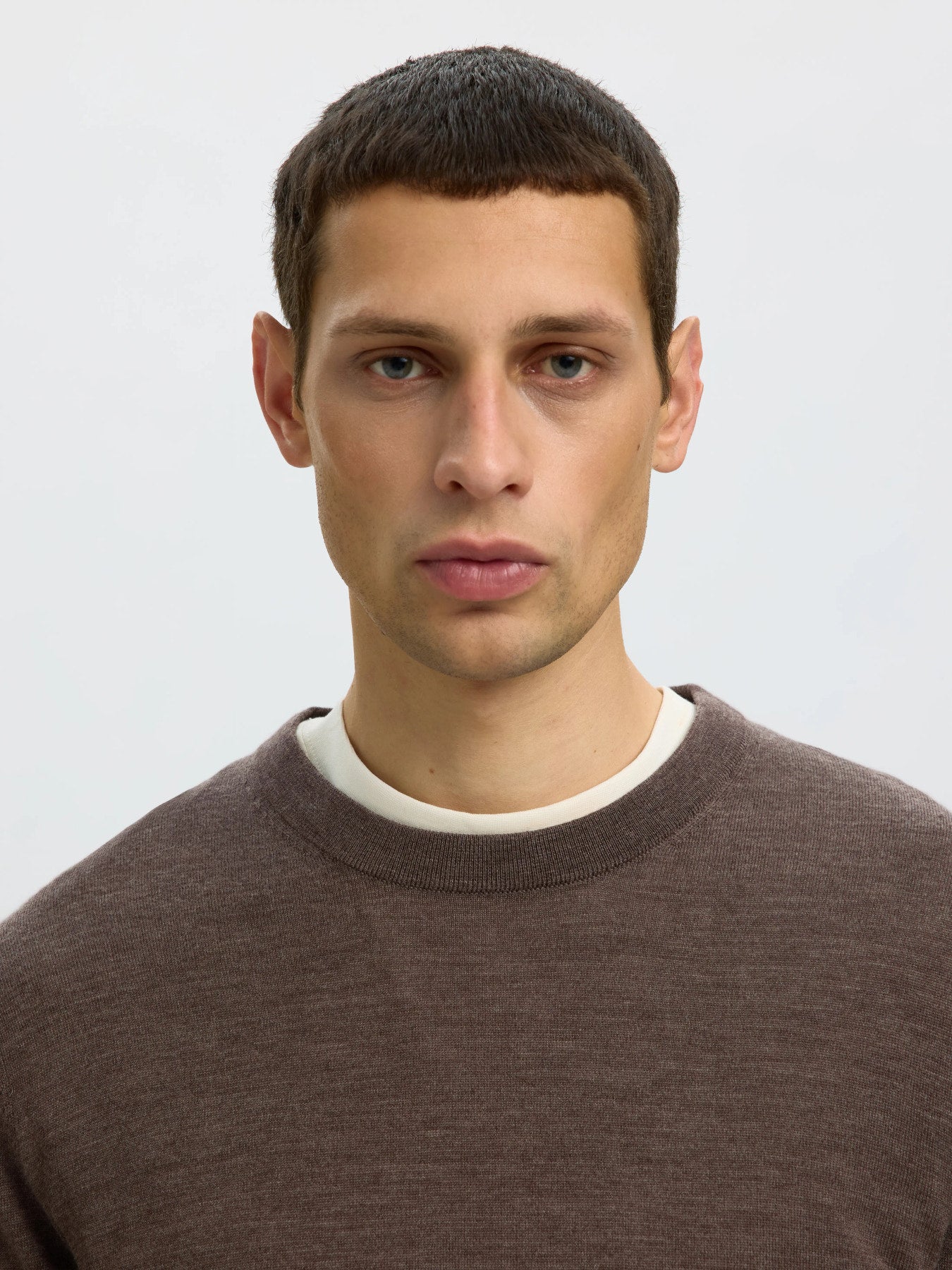Tray LS Knit Merino Crew Neck- Delicioso