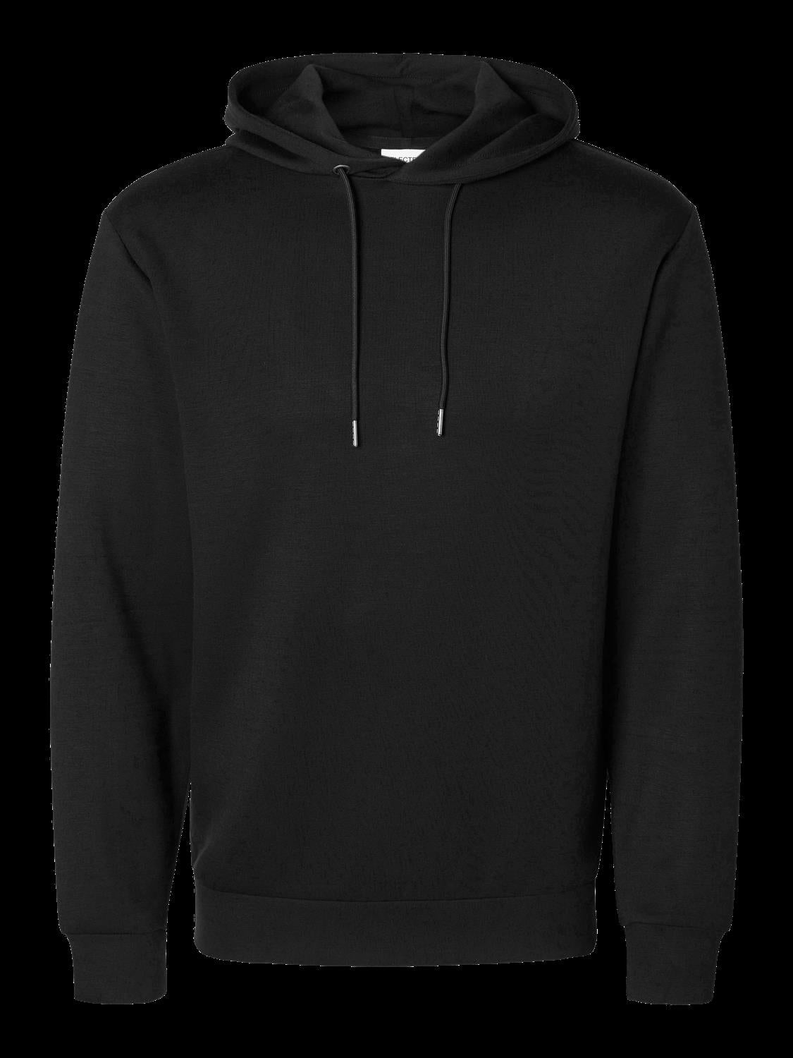 Emanuel soft hood sweat - Black