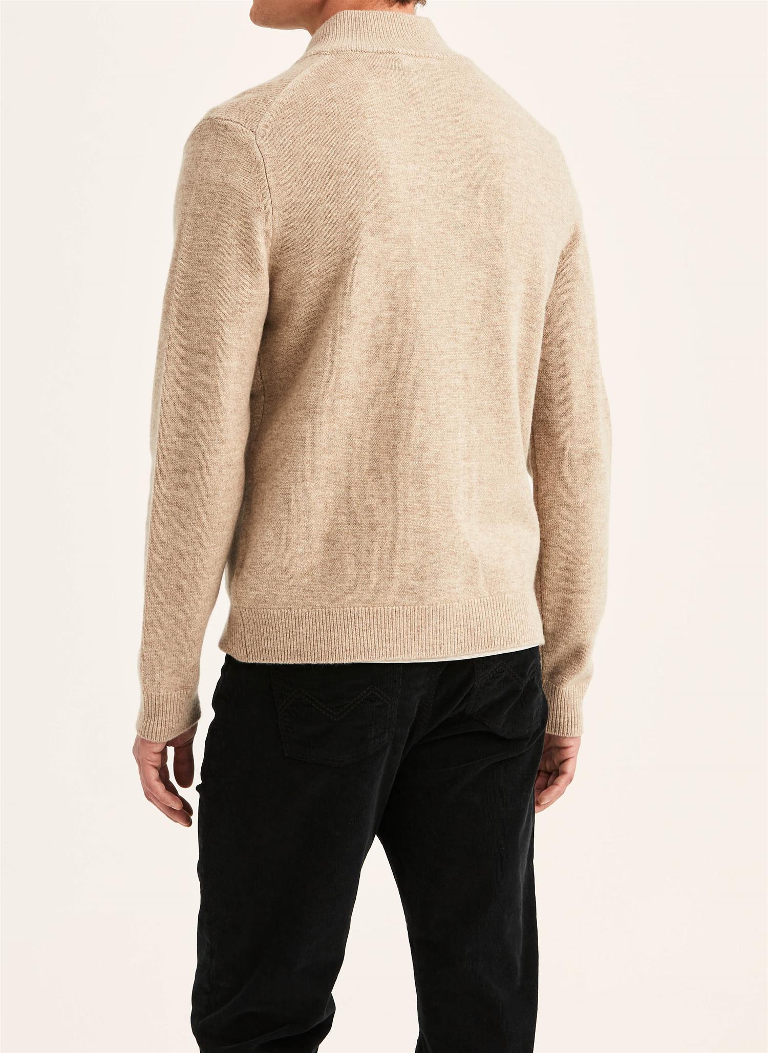 Hertford Button Cardigan- Khaki