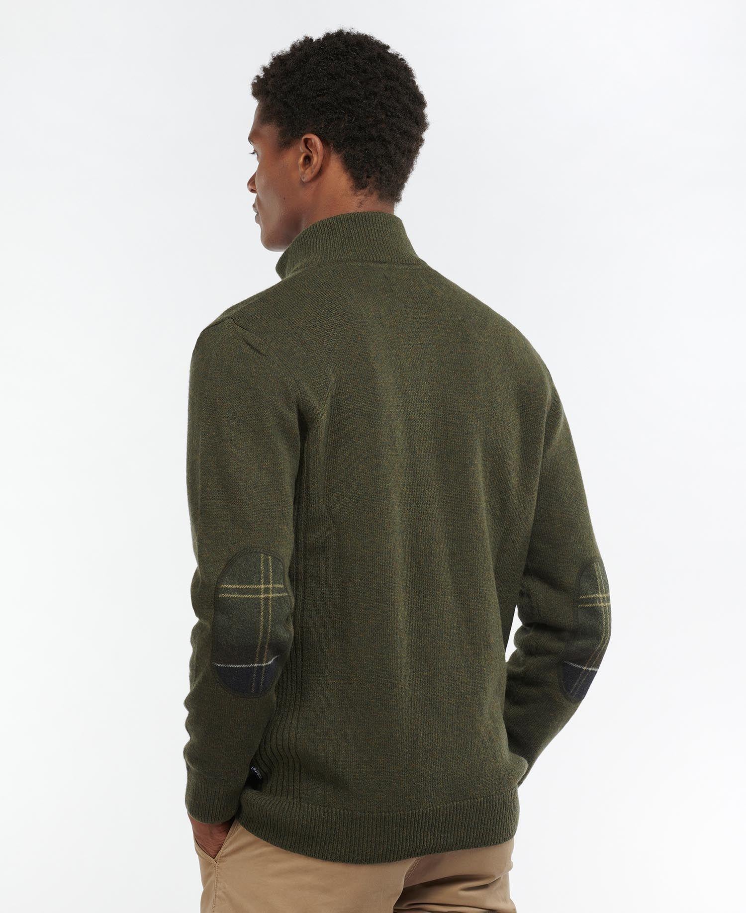 Holden Half zip-  Olive marl