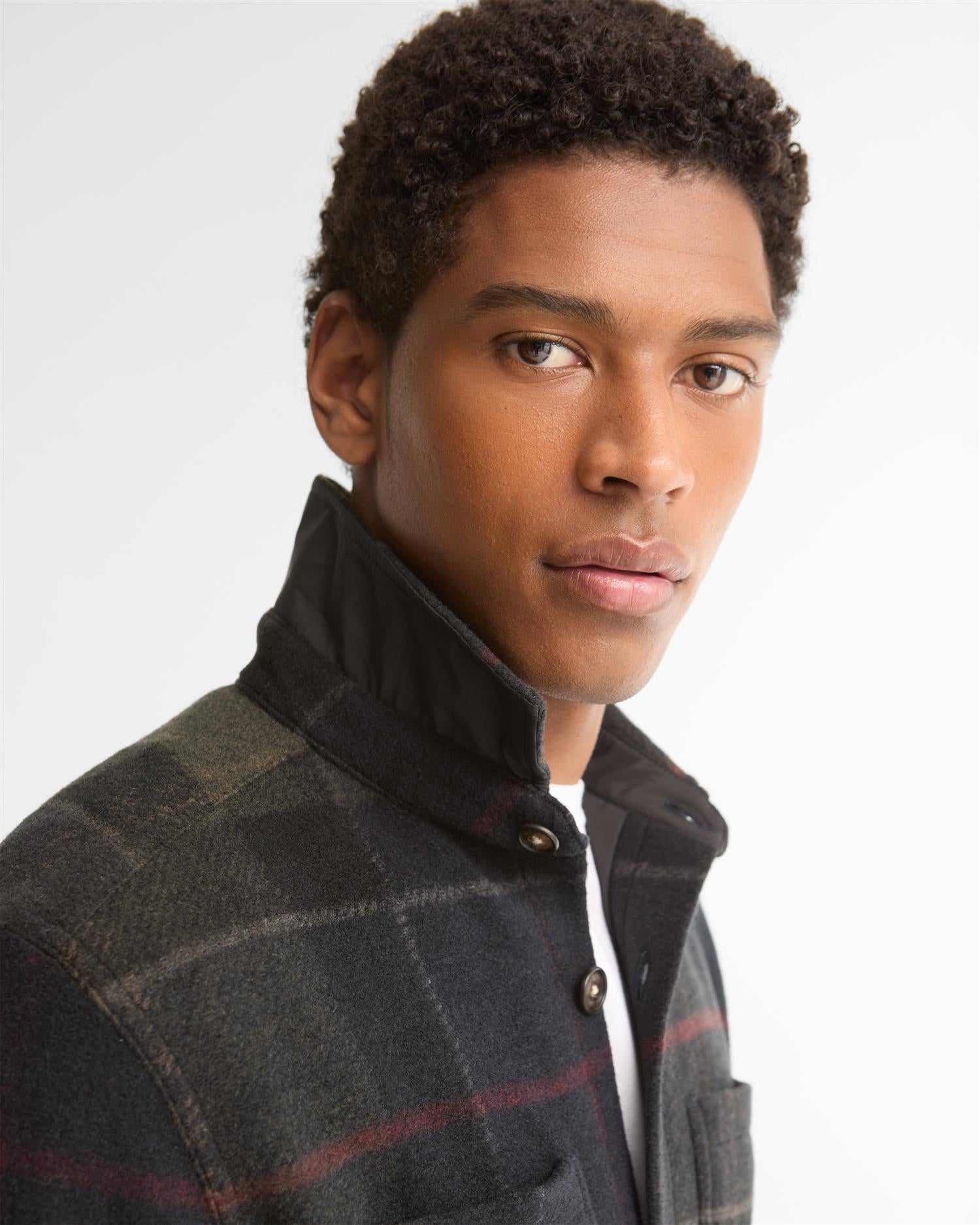 Woodlane overshirt - Shadow classic tartan