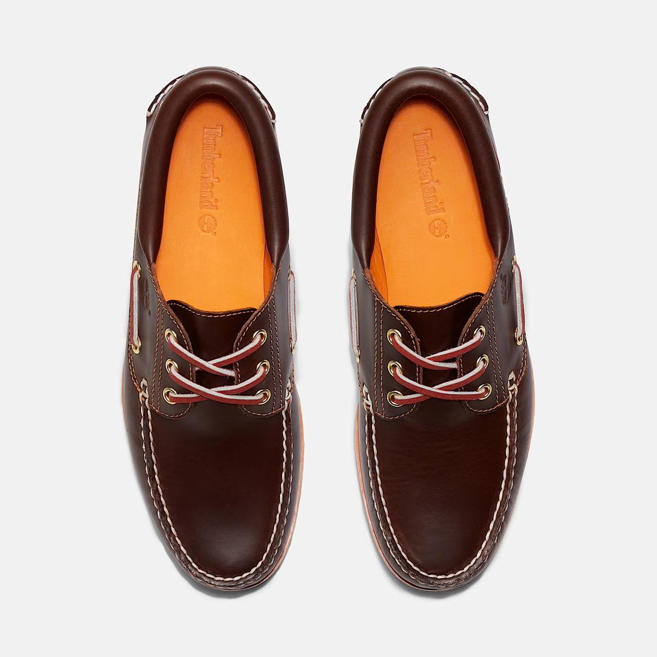 Authentic boat shoe 3 eye lug sole - Brown