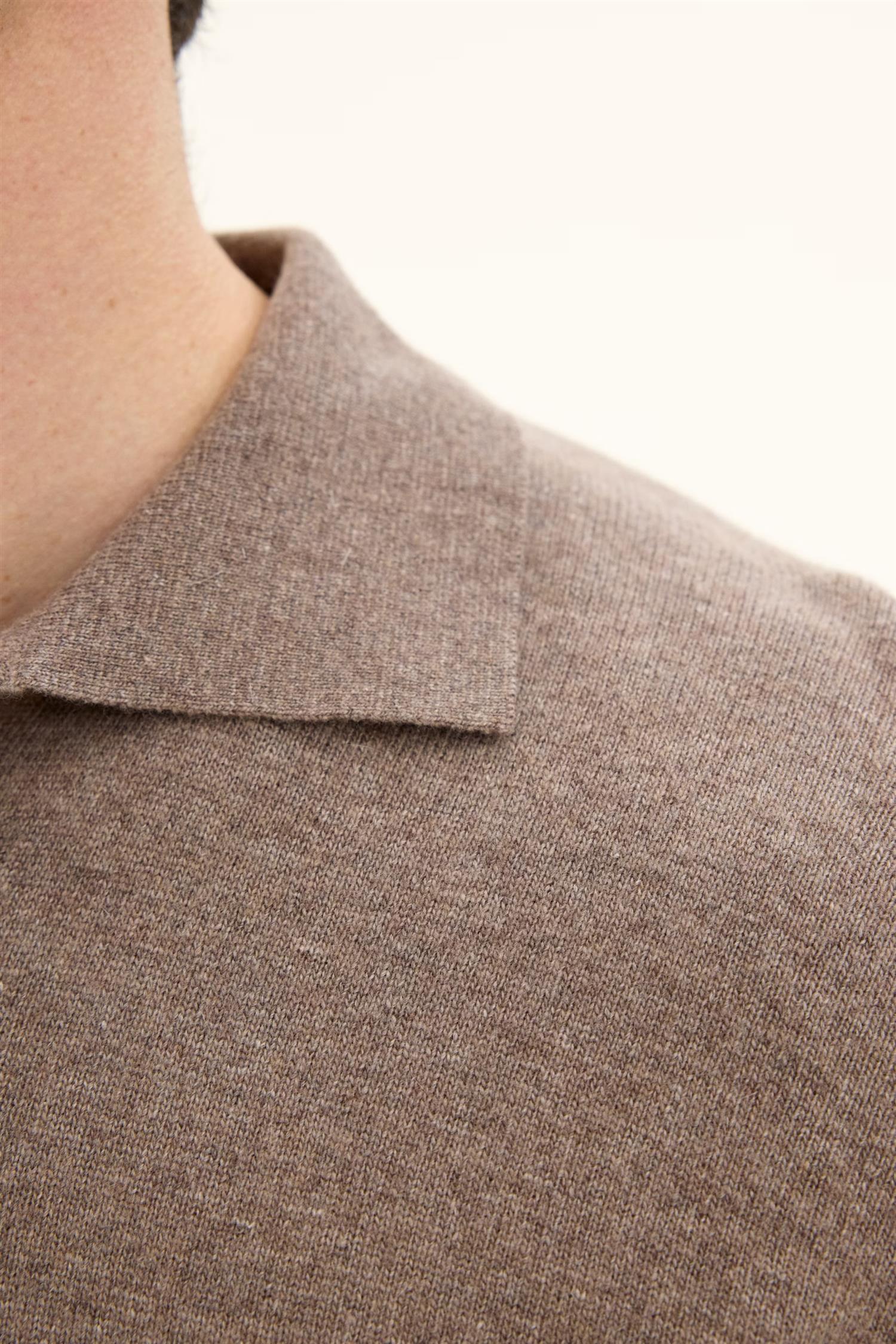 Pepe poloshirt- Walnut beige