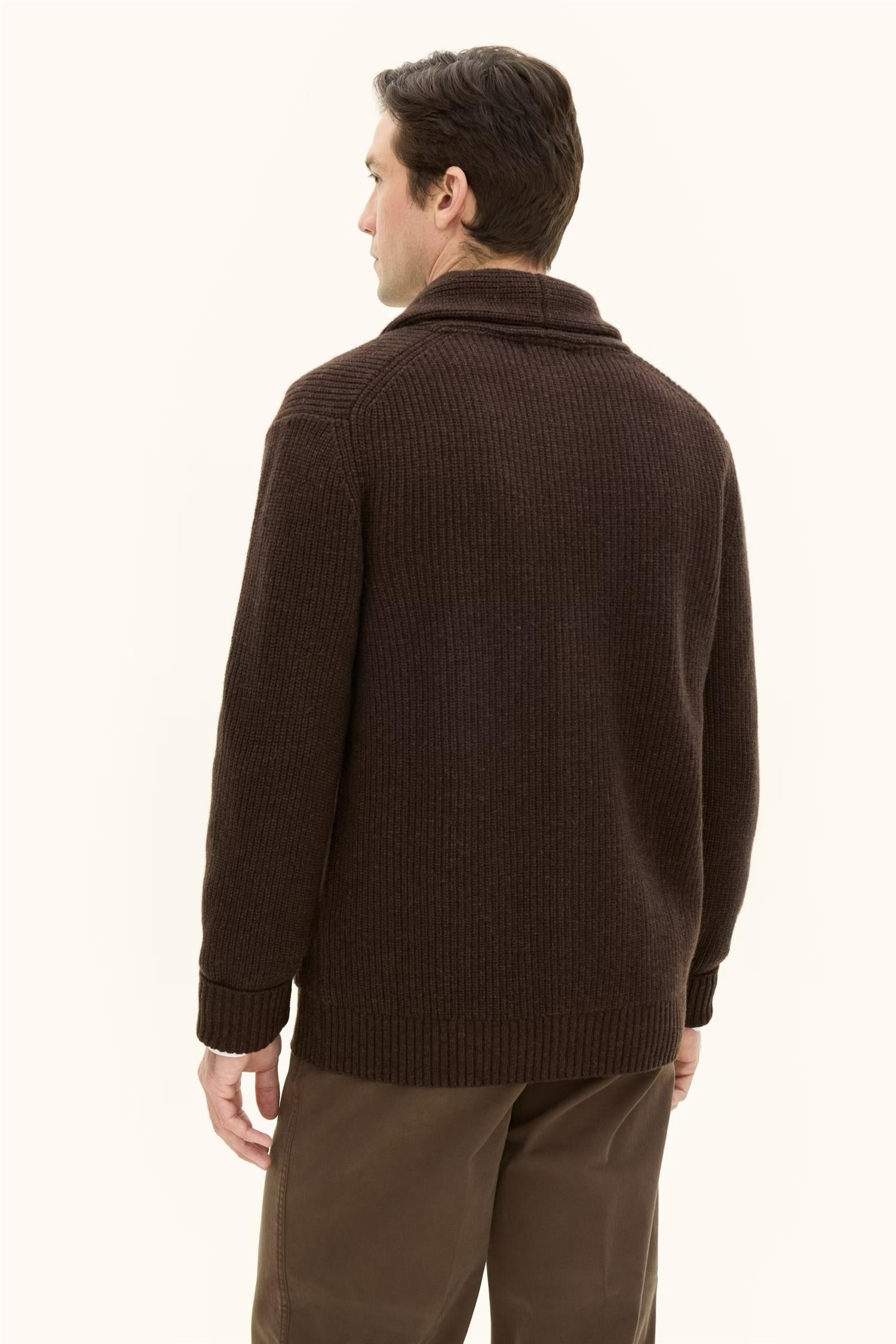 Roland cardigan- Dusk brown