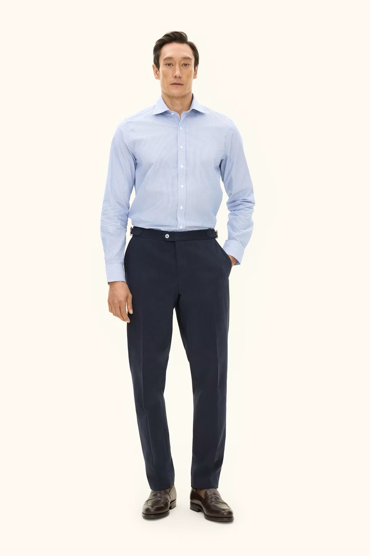 Dandy side adjuster trousers - Navy