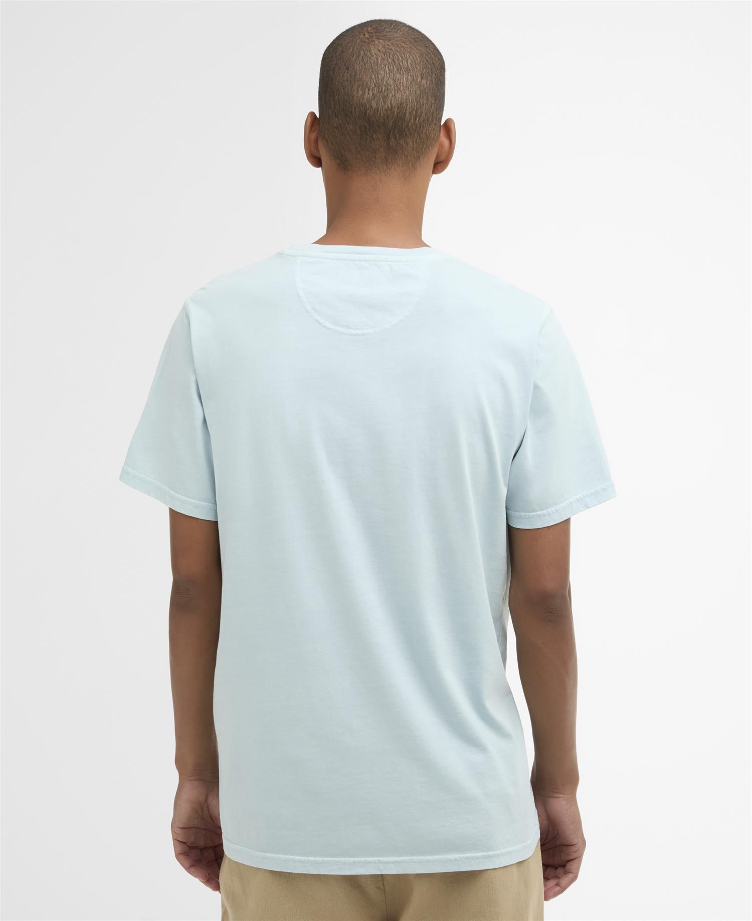 Tartan T-Shirt- washed sky