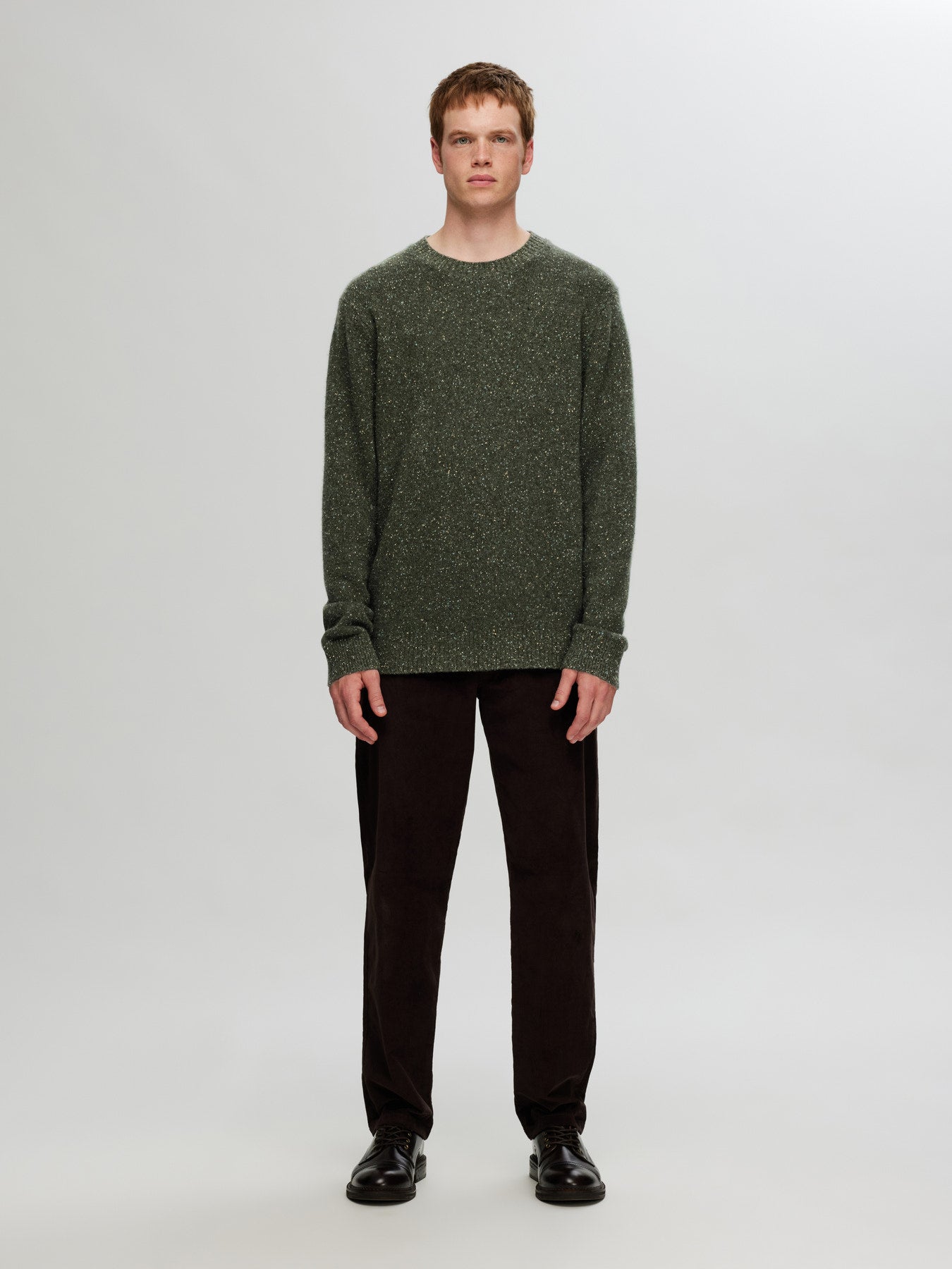 Neil ls knit neps crew - Forest night/neps