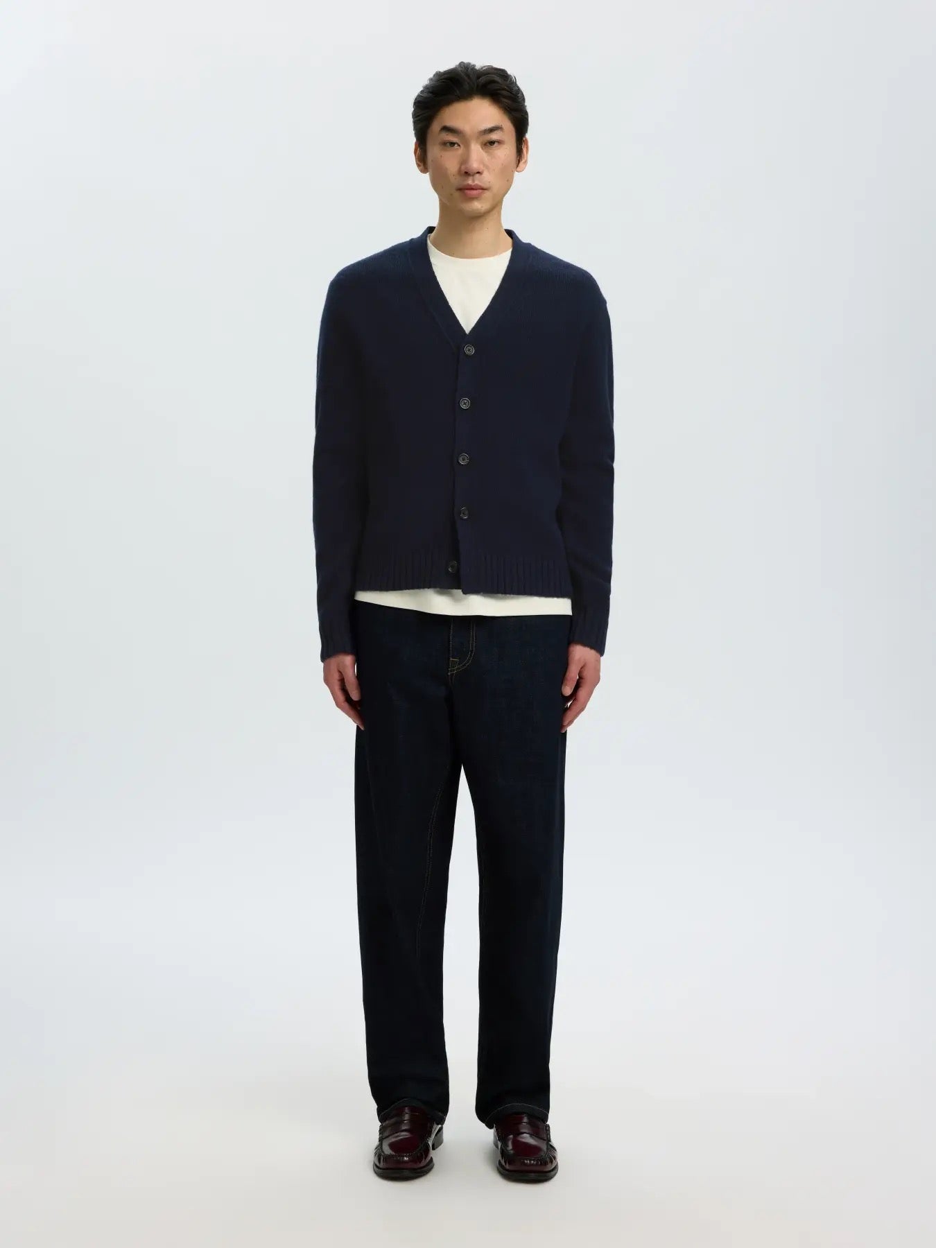 Cody ls knit cardigan - Sky captain