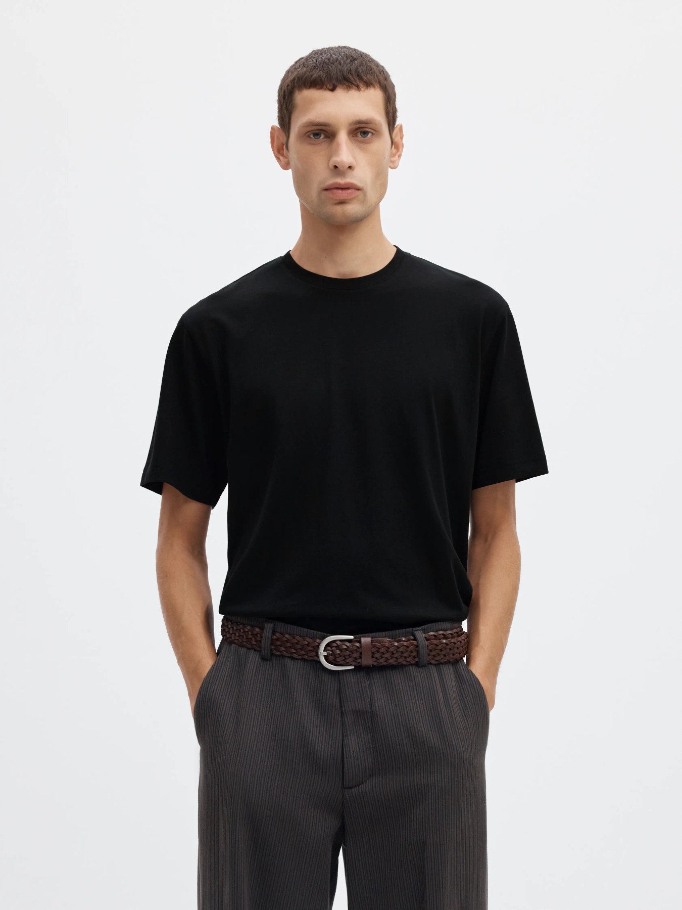 Mount ss o-neck tee - Black