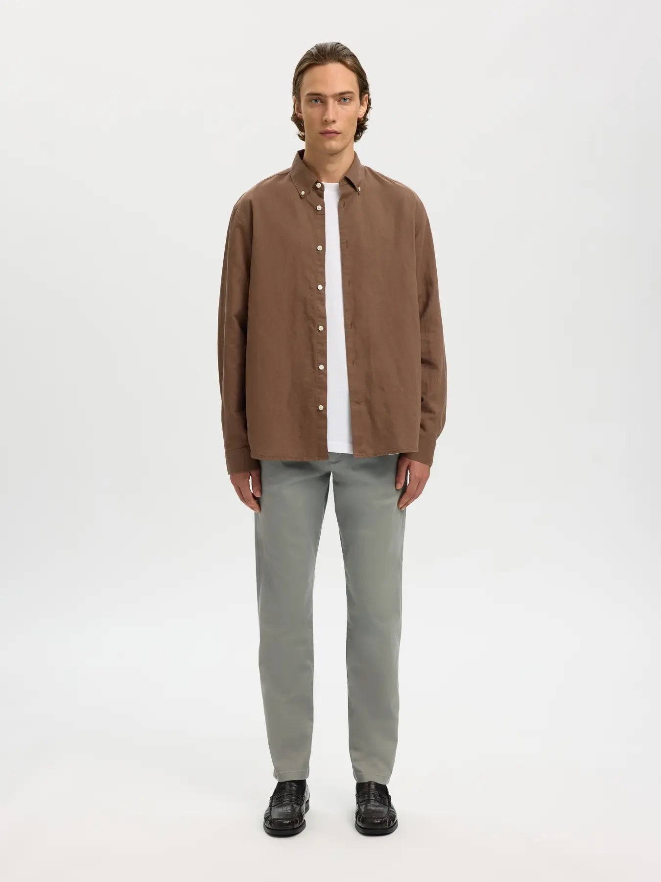 Slim New Miles 175 Flex Chino- Vetiver