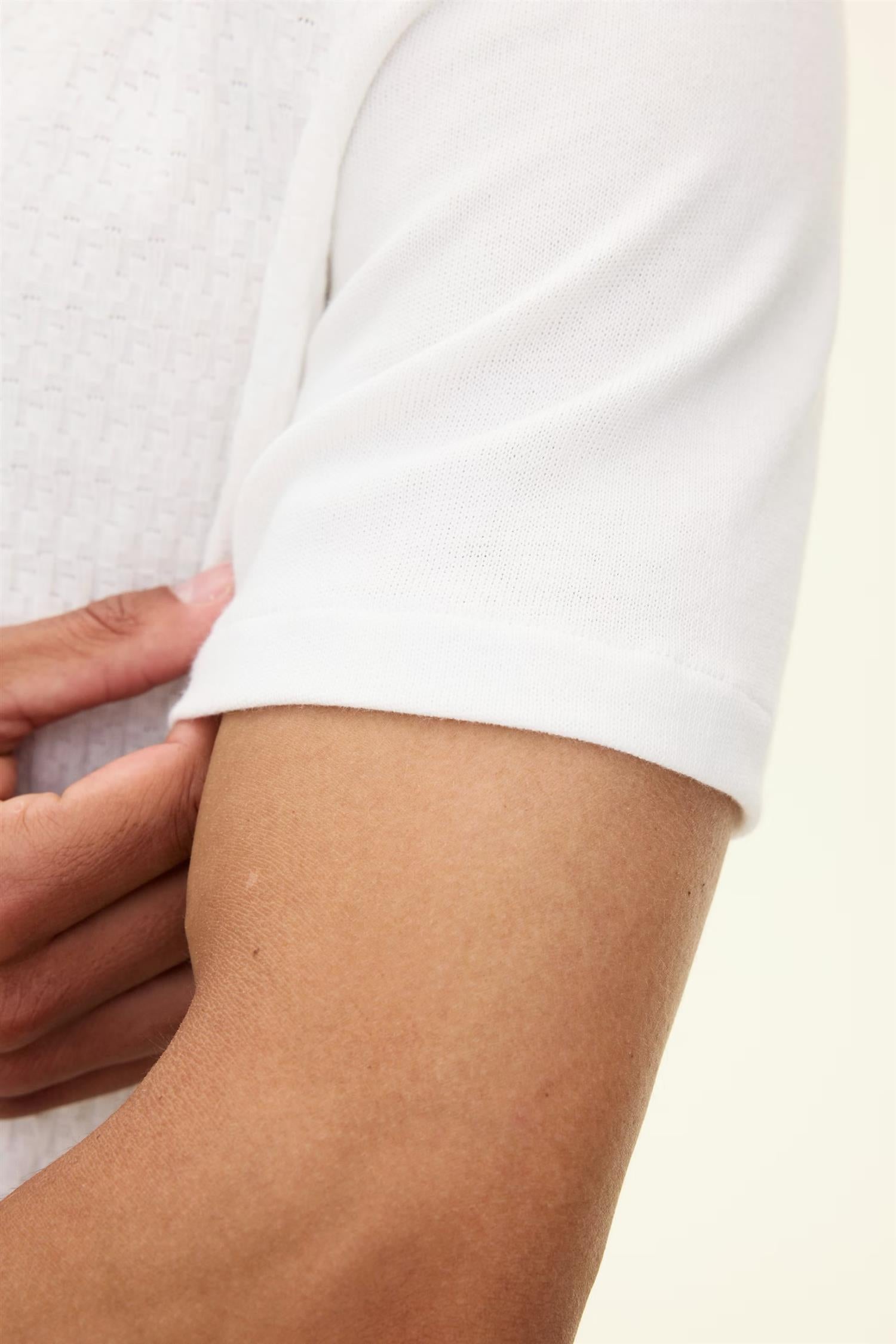 Kirk knitted shirt - Snow White 904