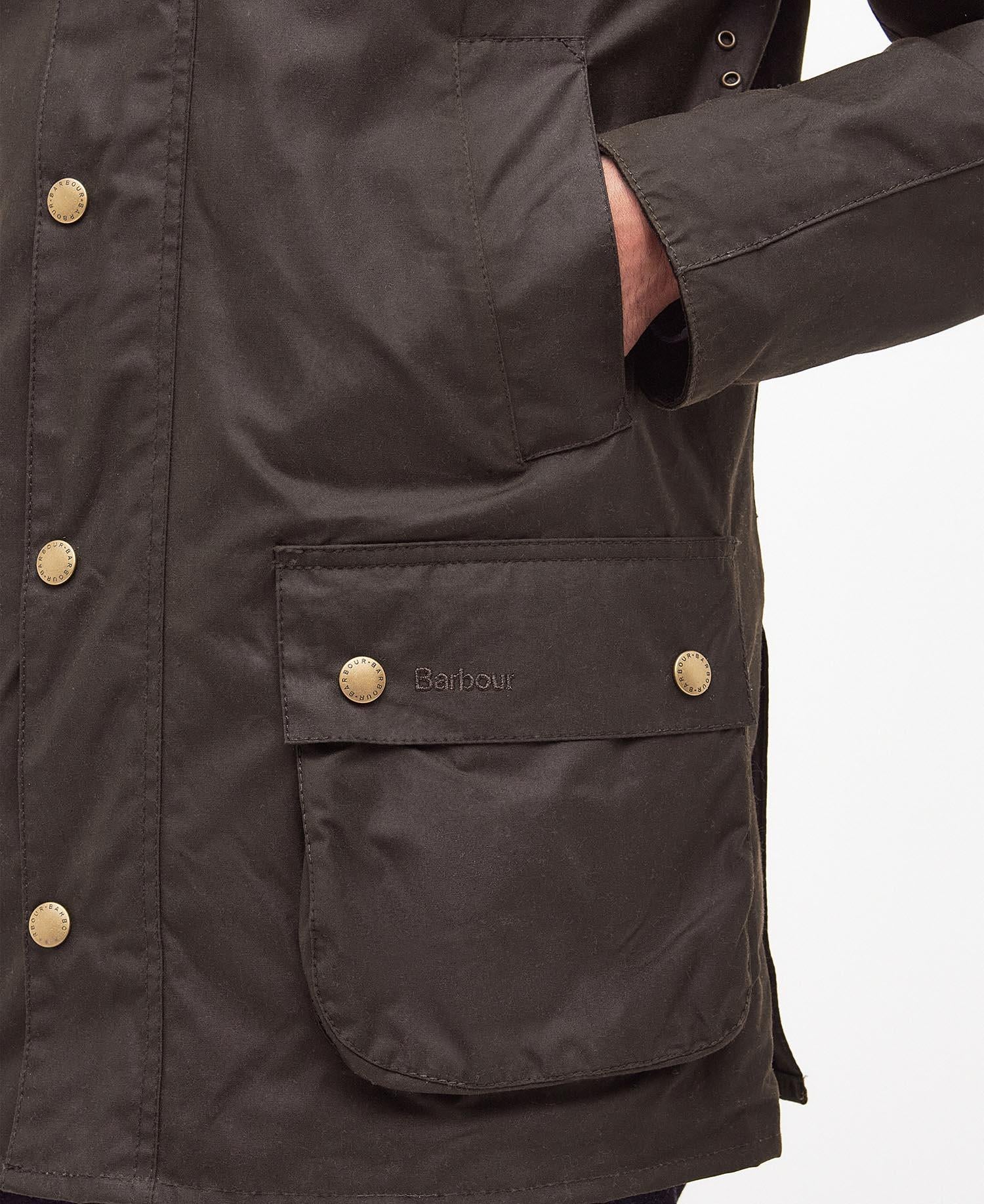 Ashby wax jacket - Olive