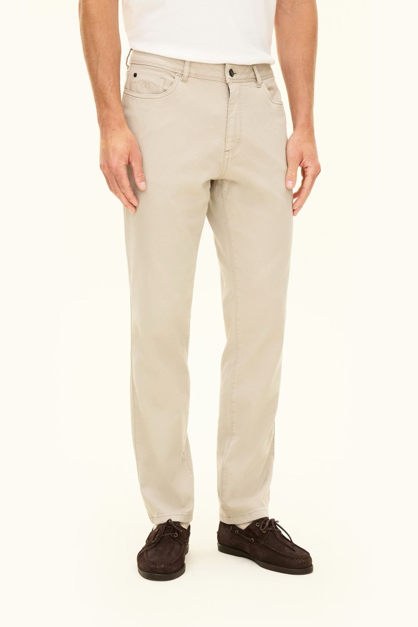 5-pocket chino - Rough beige 424