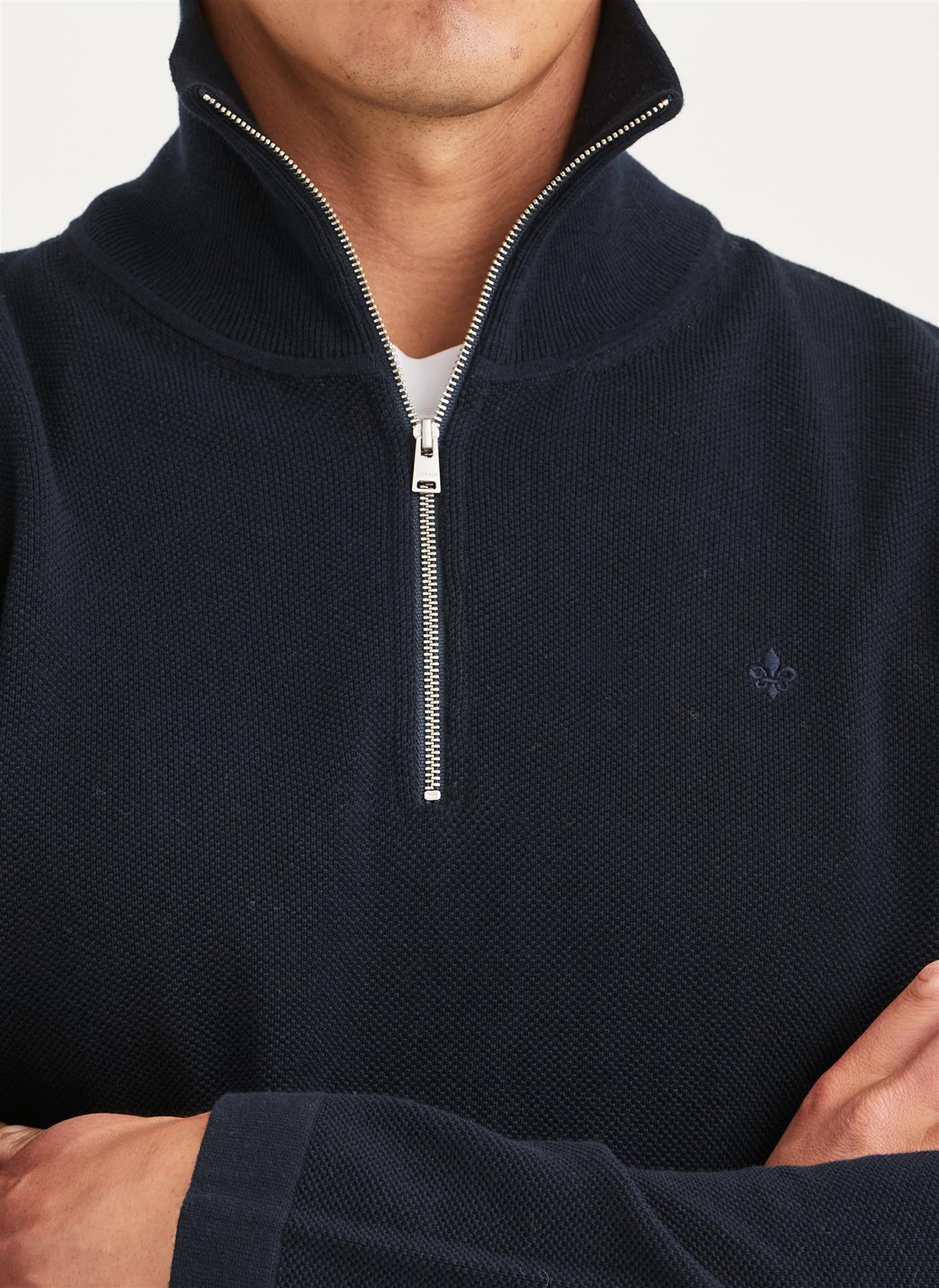 Jake Half Zip- Old blue