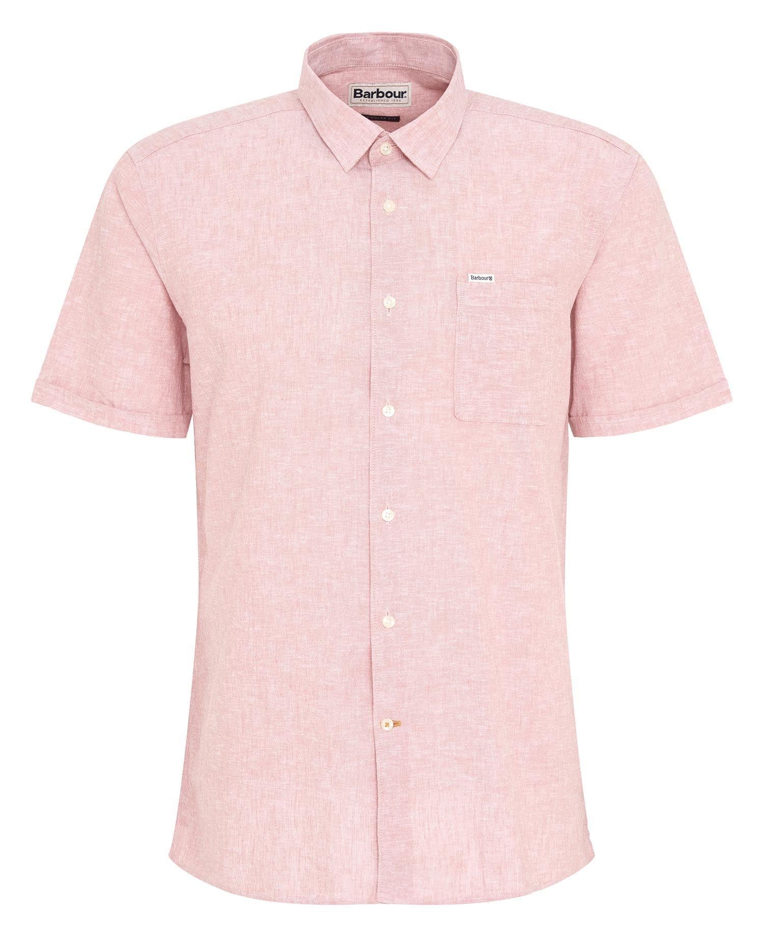 Nelson ss summer shirt - Pink clay