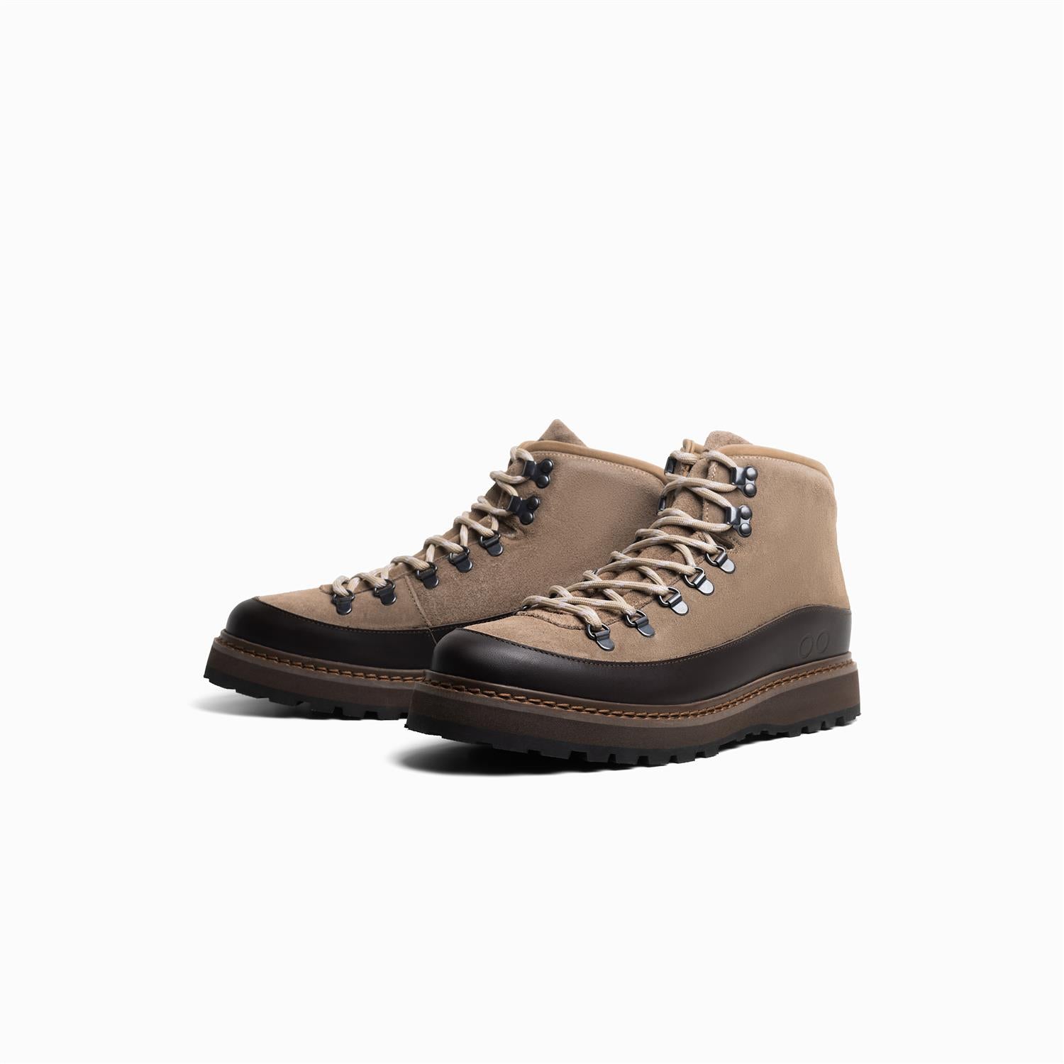 Core cap suede- Taupe Black
