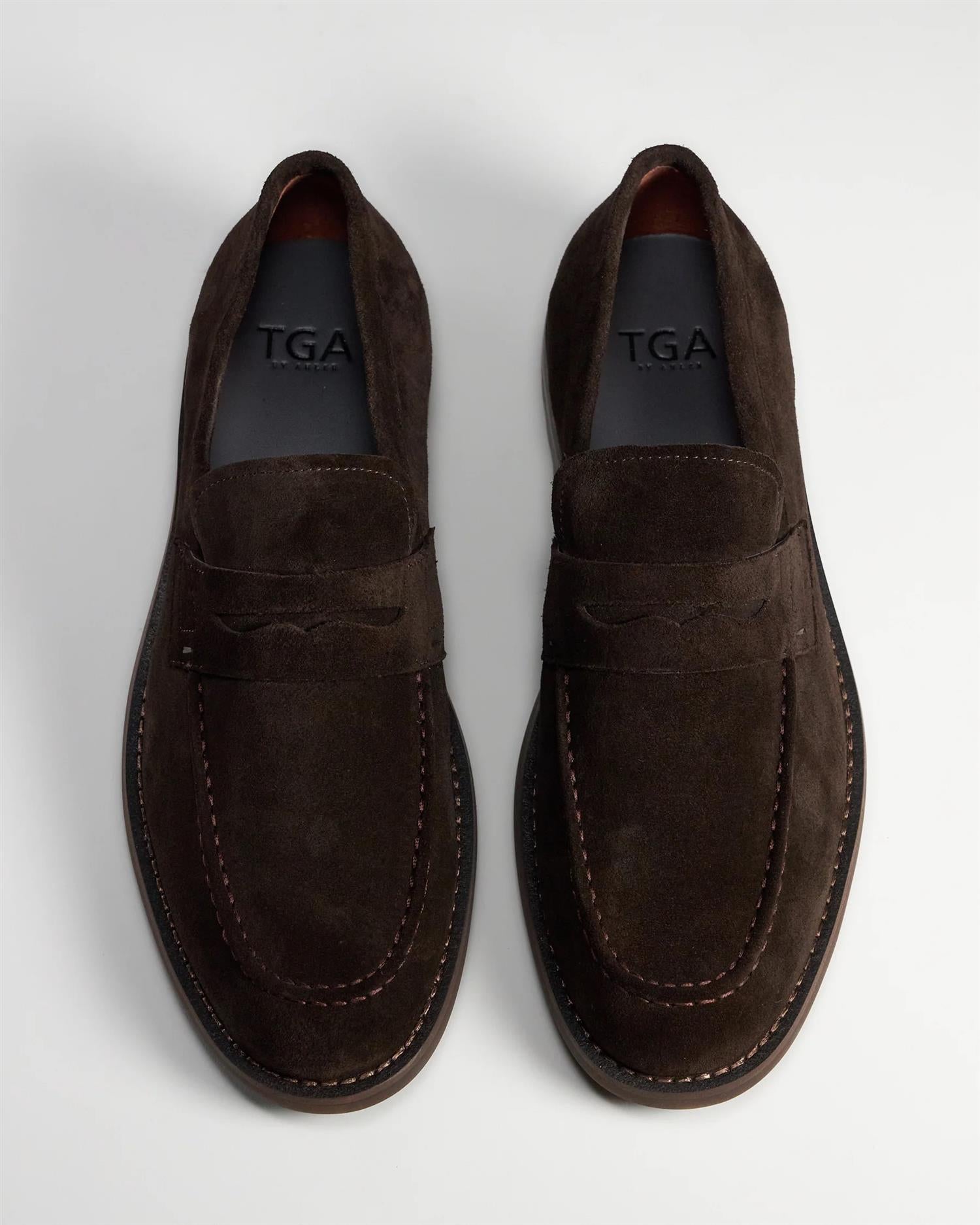 5140 Loafer - Dk brown suede