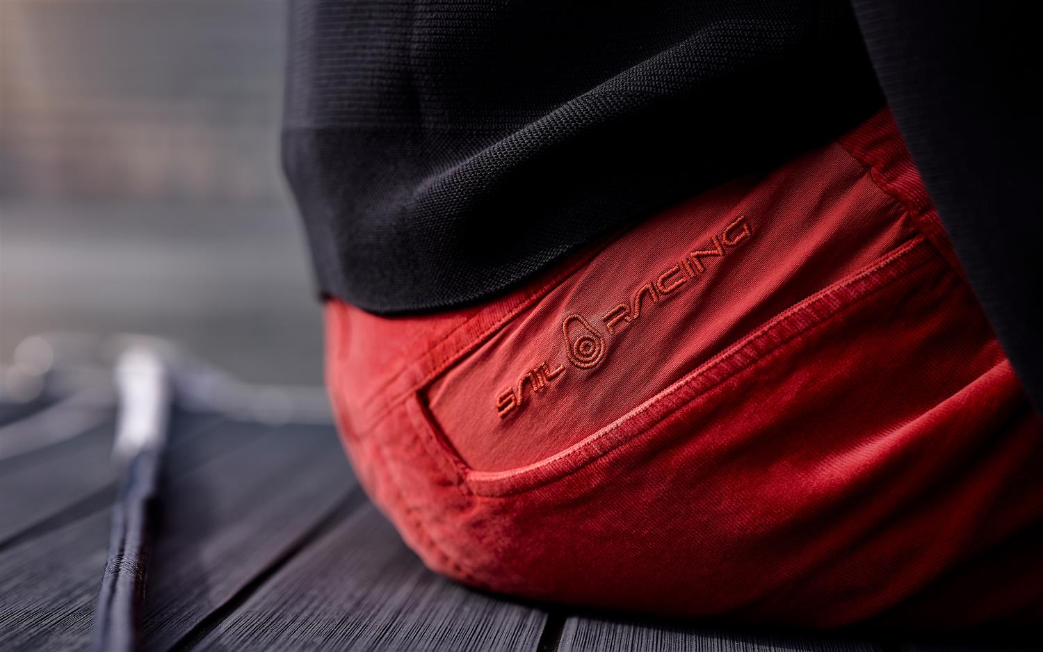 Grinder cord shorts- Red crimson
