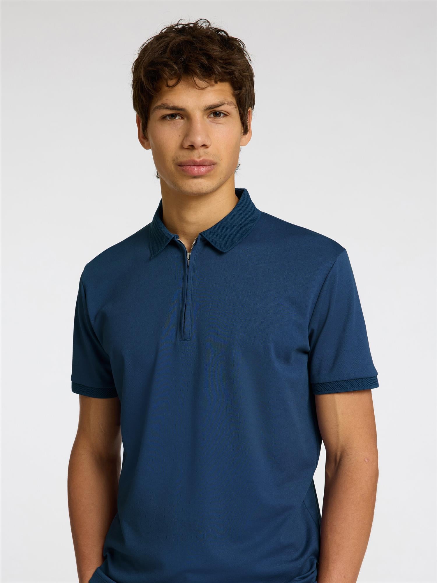 Fave zip ss polo- Oceana