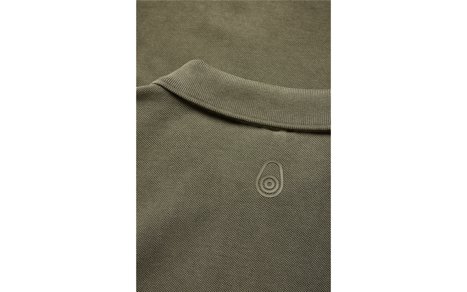 Wind pigment polo - Mud green