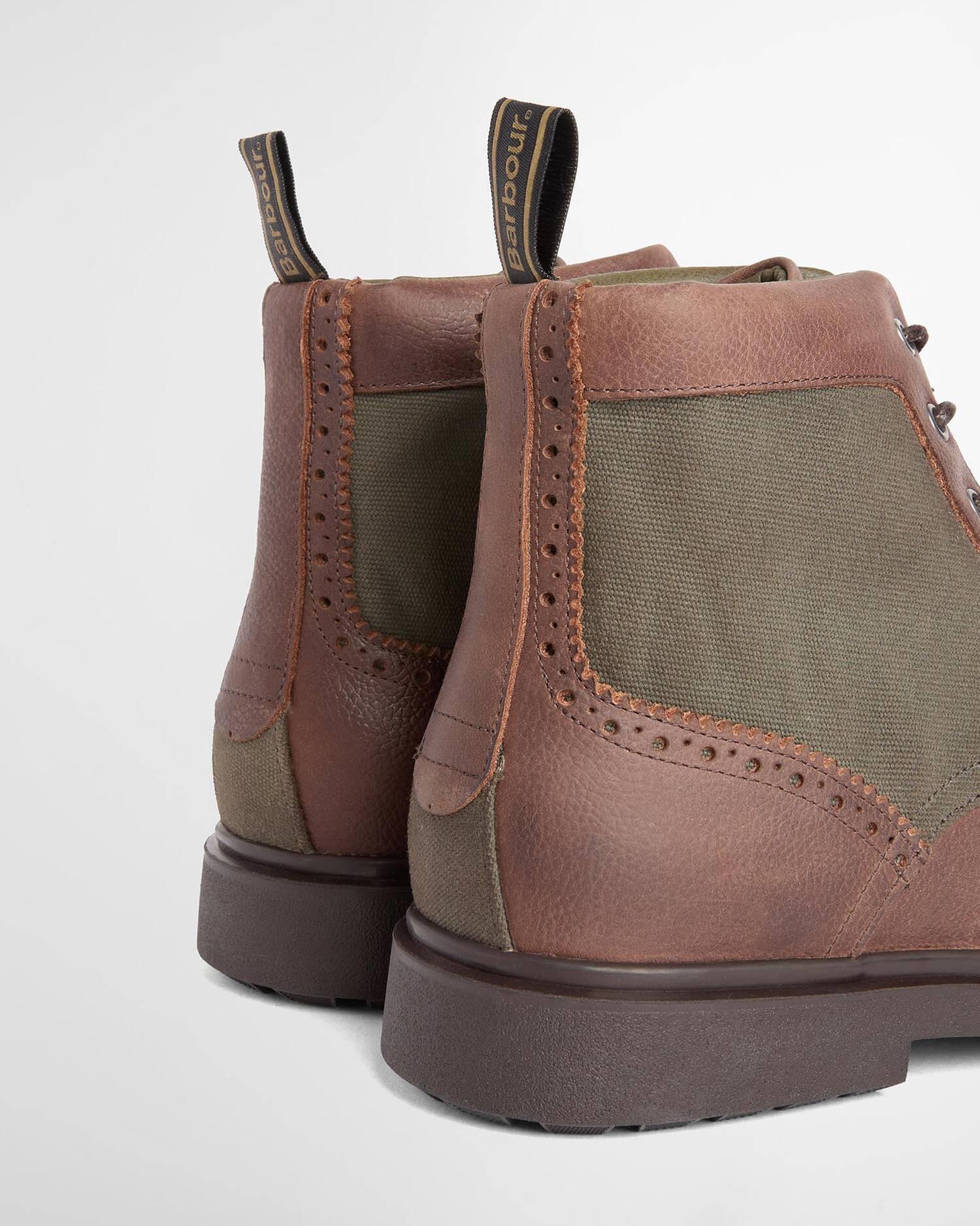 Barmoor Brogue Boot- Dk brown