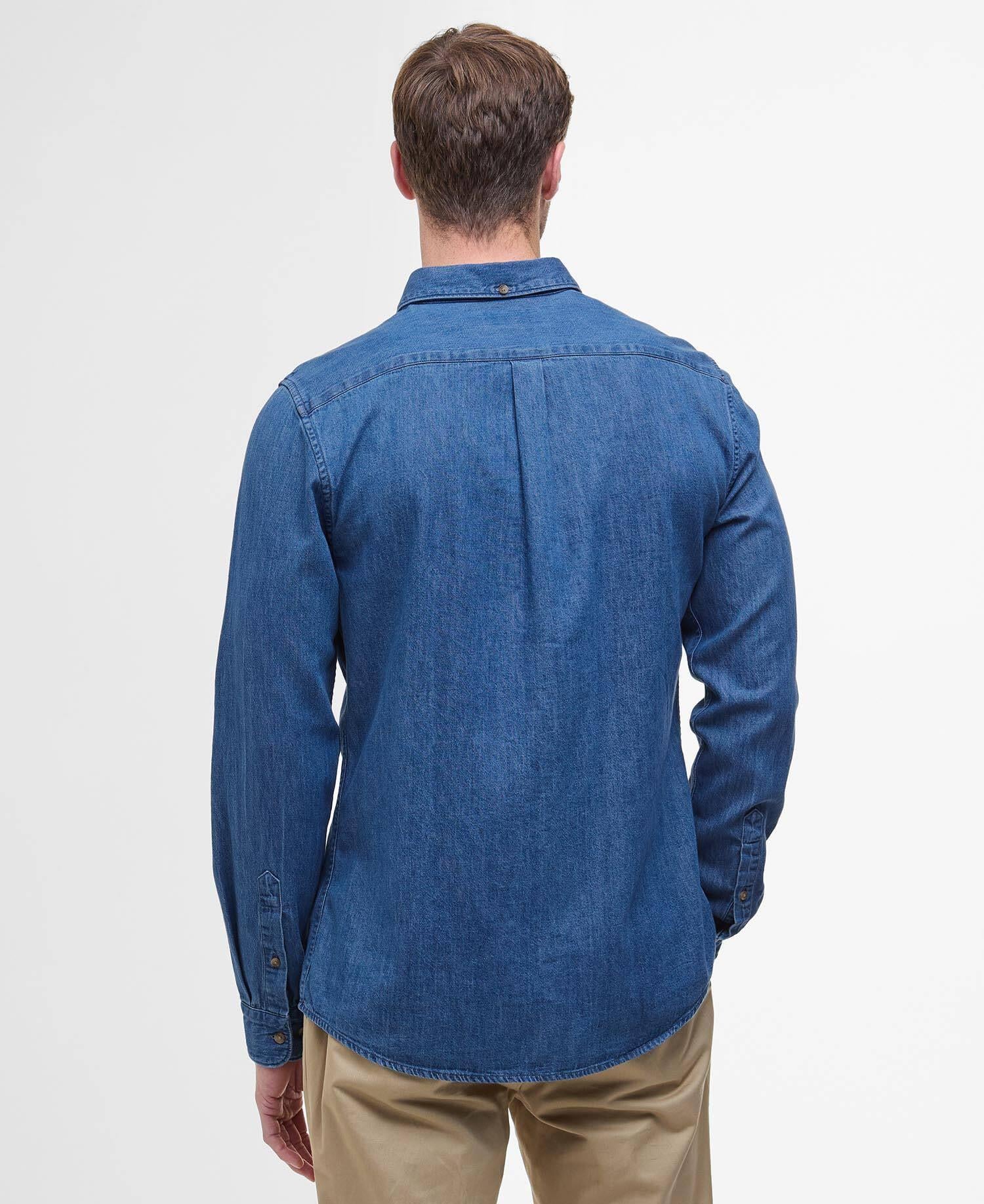 Crest Shirt- Chambray