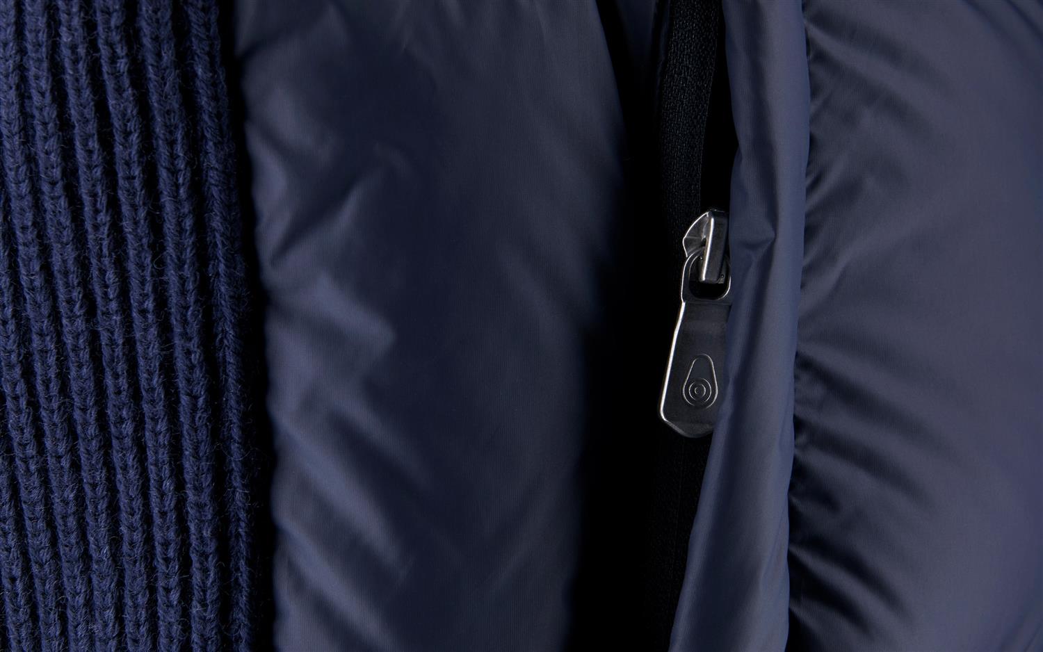 Ridge knitted hybrid - Mørk blå