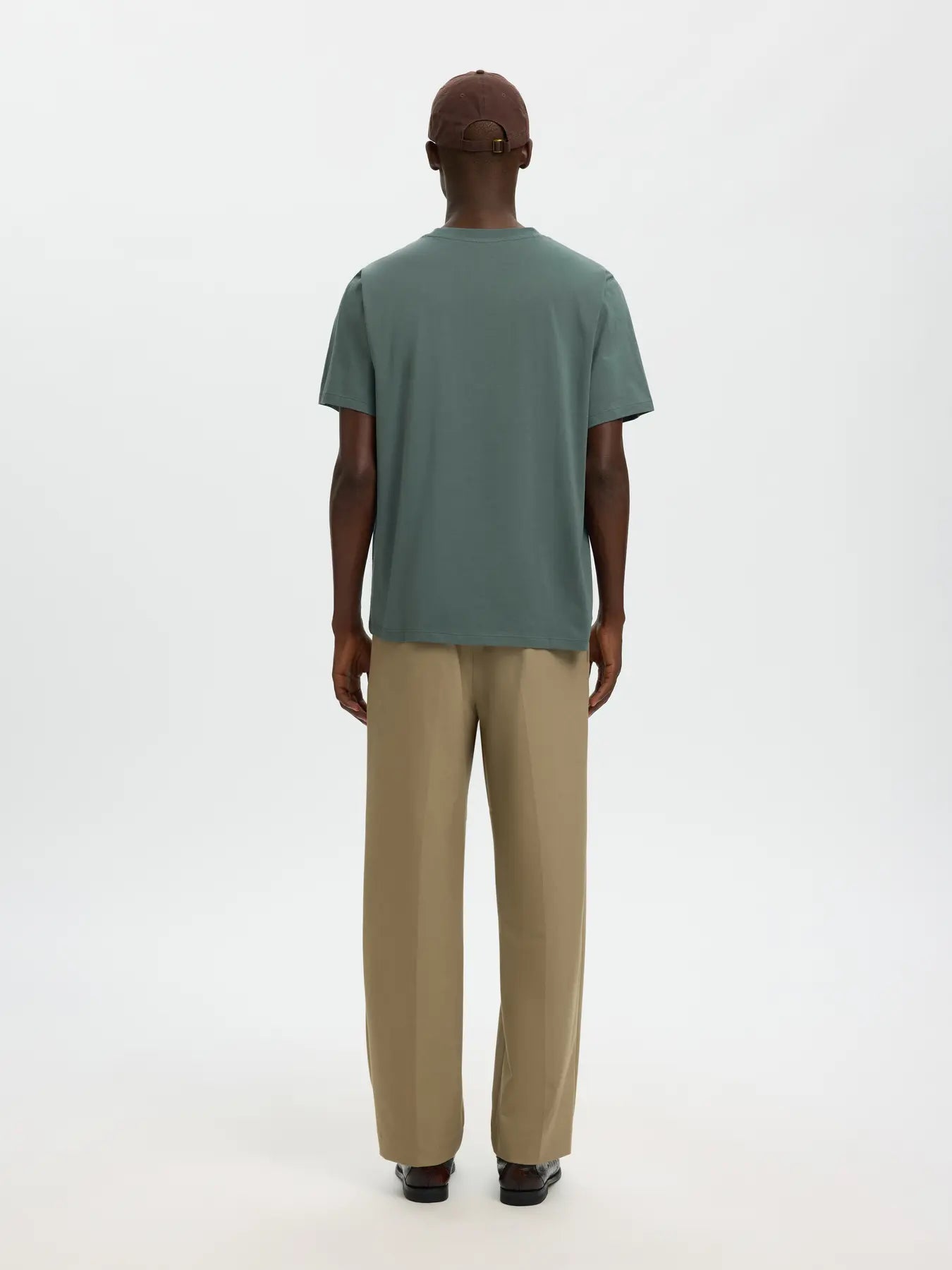 Aspen ss o-neck tee- Balsam green