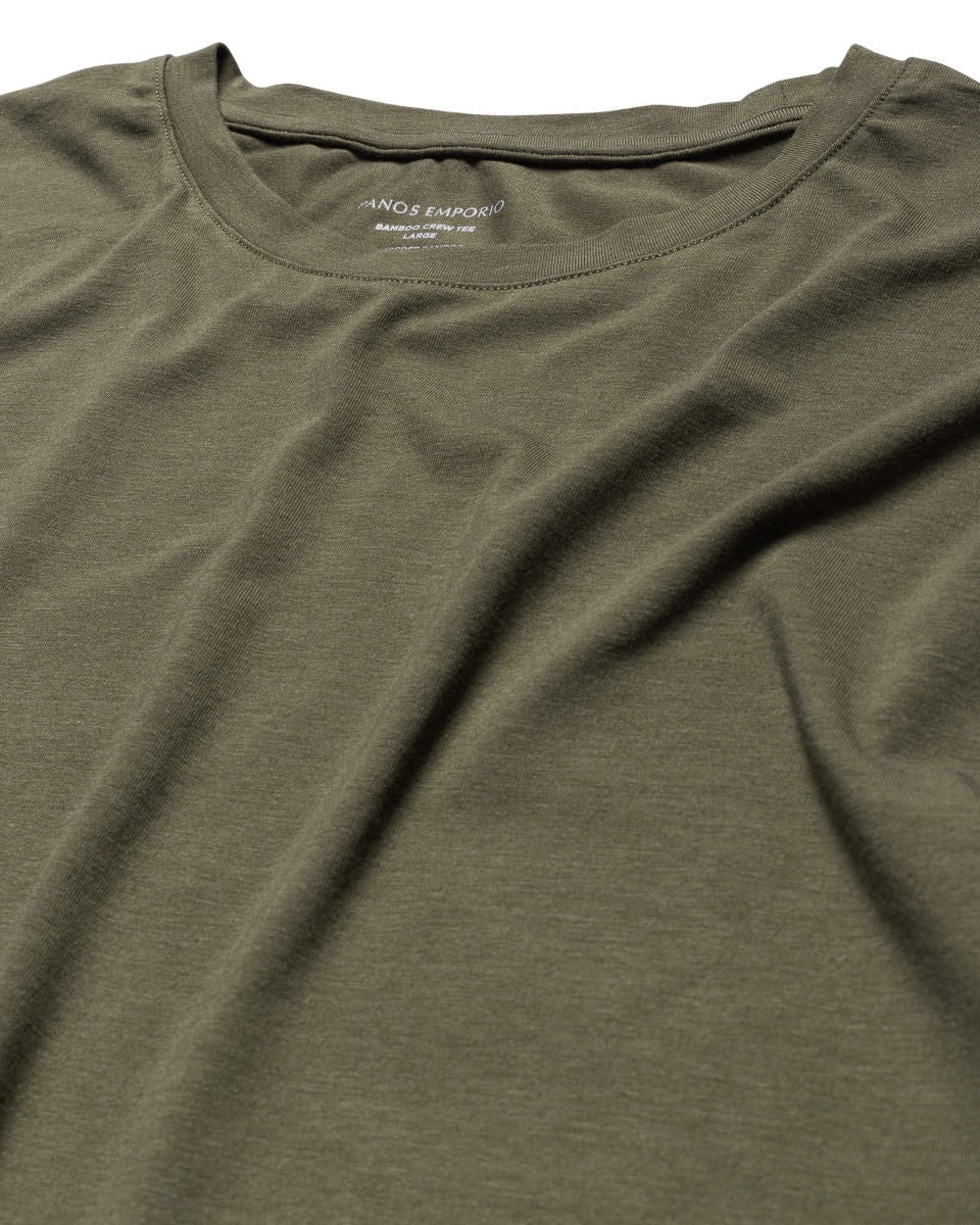 Bamboo/cotton tee- Grønn
