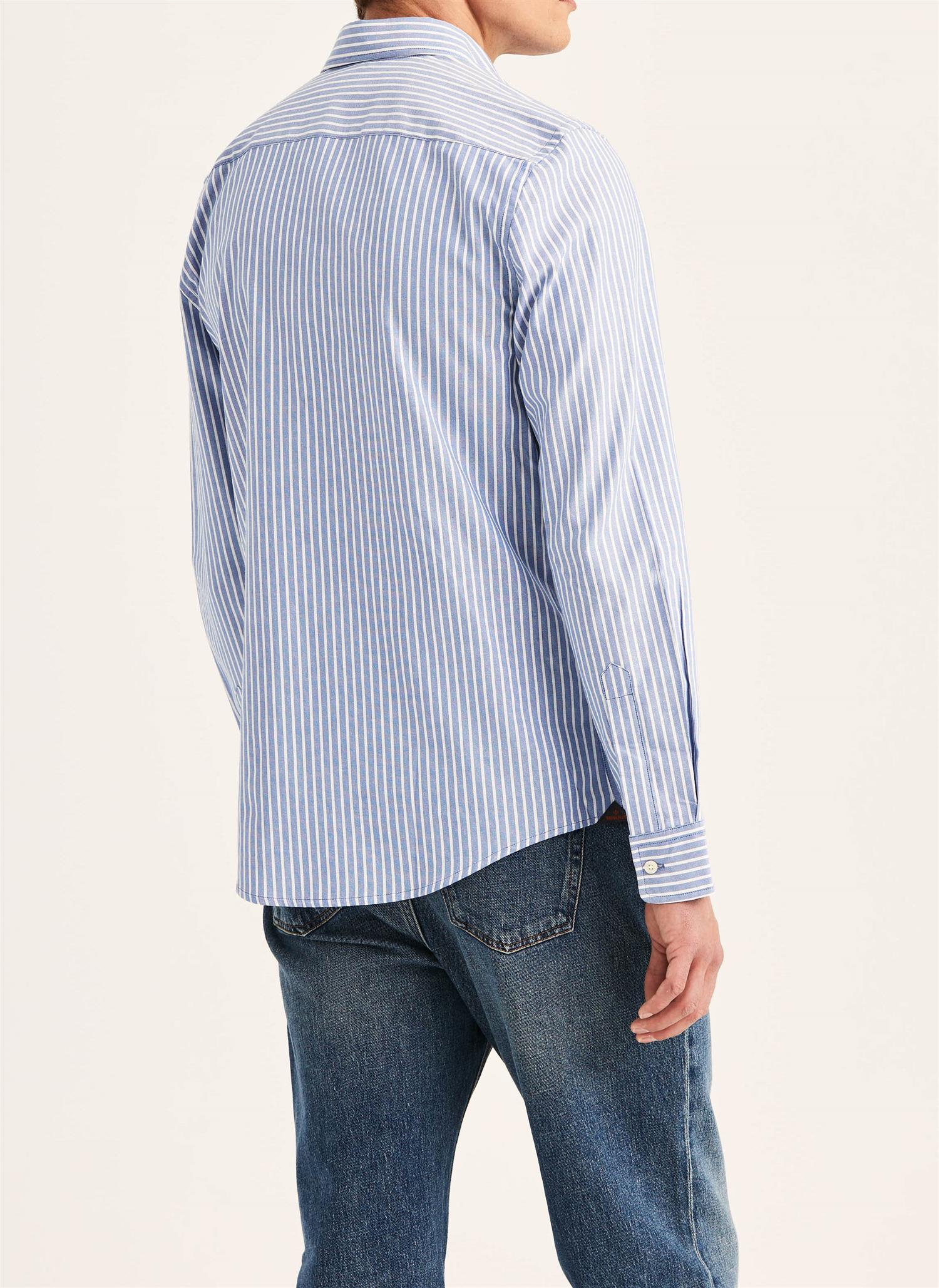 Fine Oxford Shirt Slim - Blue