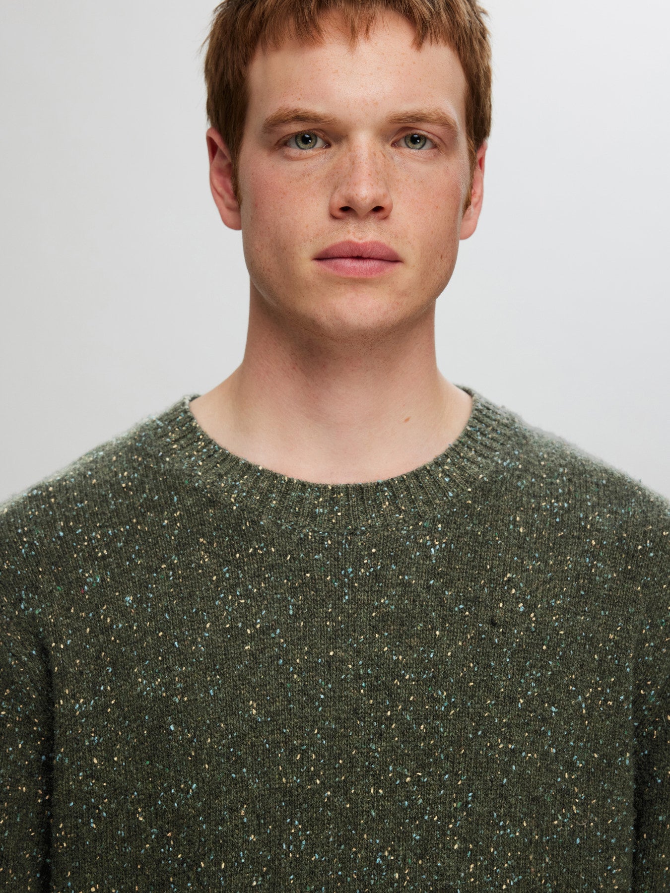 Neil ls knit neps crew - Forest night/neps
