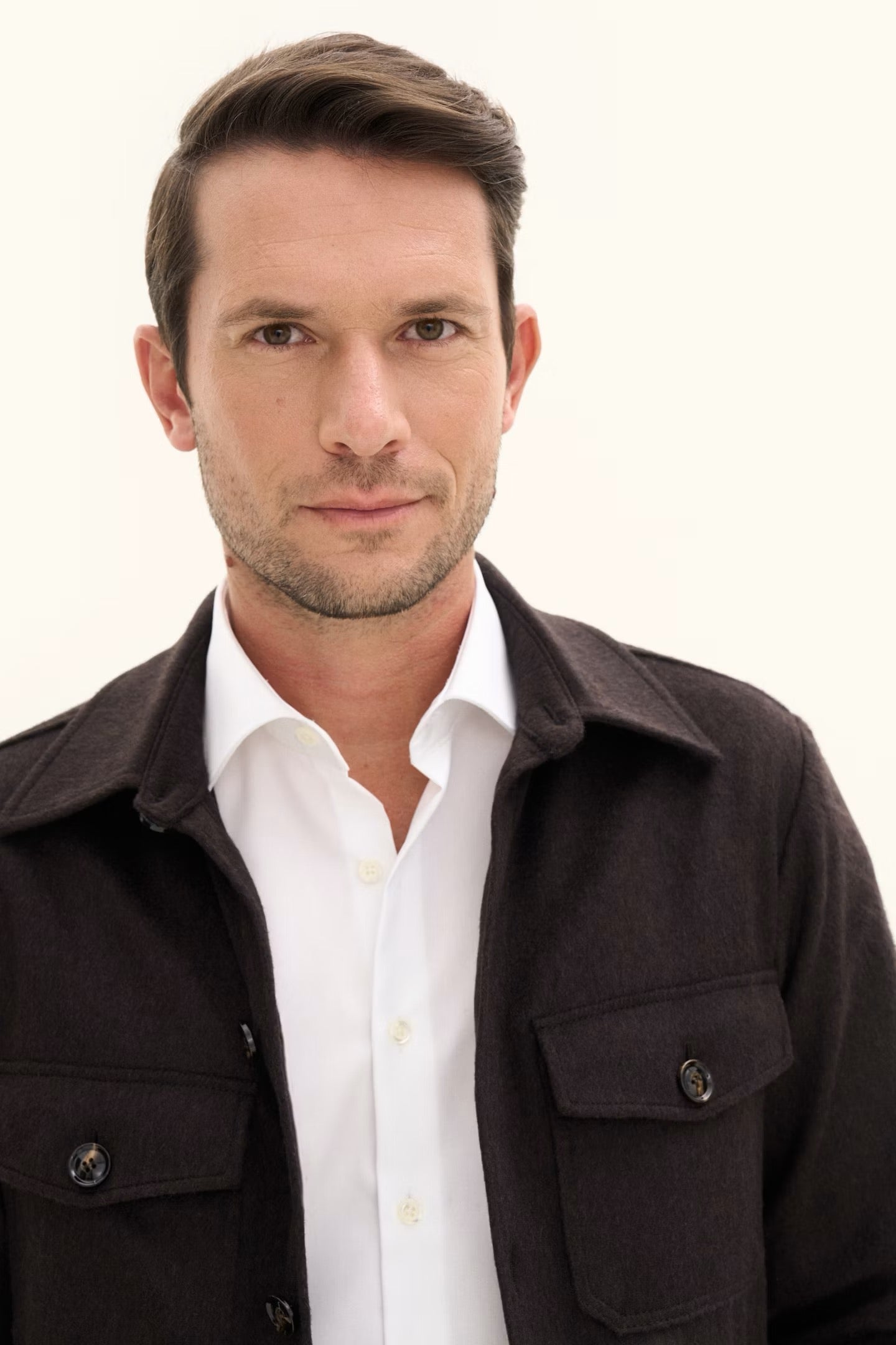 Maverick shirt jacket - Dk brown