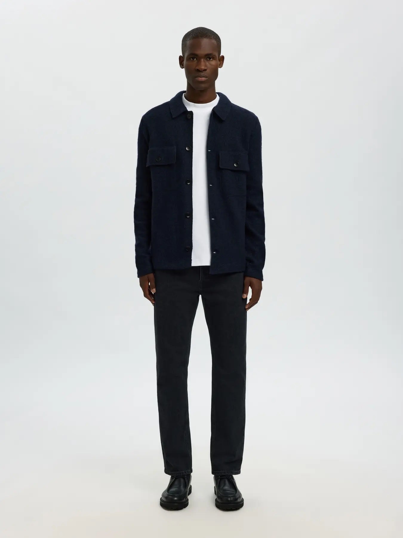 Nealy ls knit cardigan- Sky captain