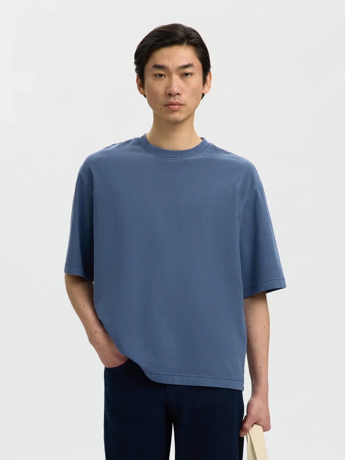 BoxyCory ss o-neck tee- Naval academy
