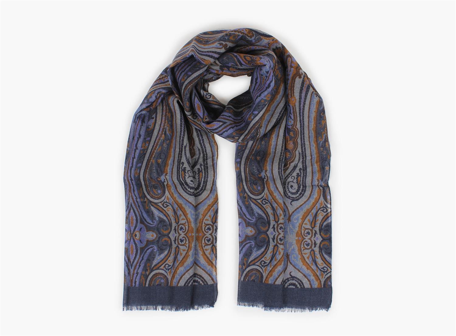 Melwin wool scarf - Marine