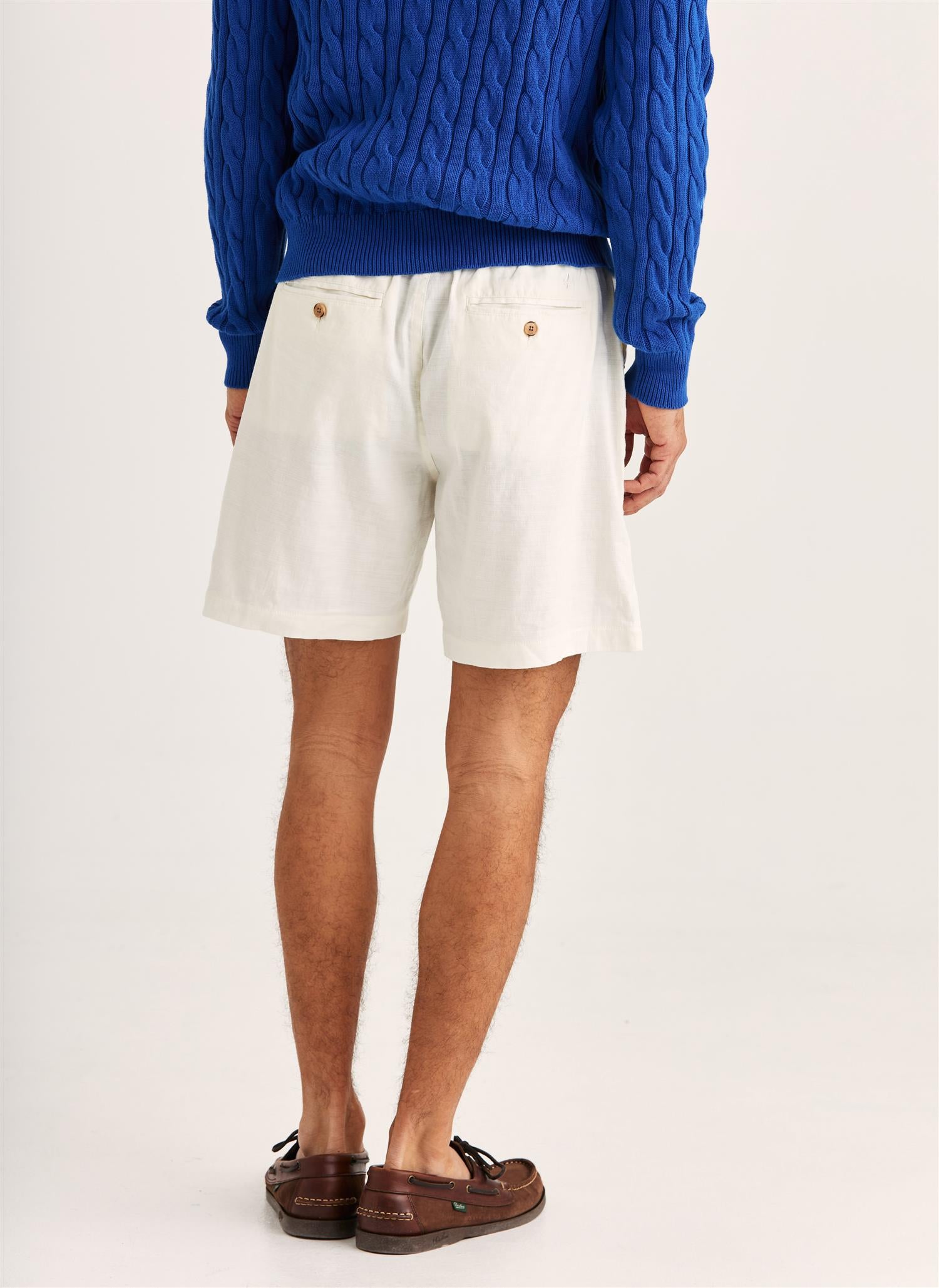 Fenix Linen Shorts- Off white 02