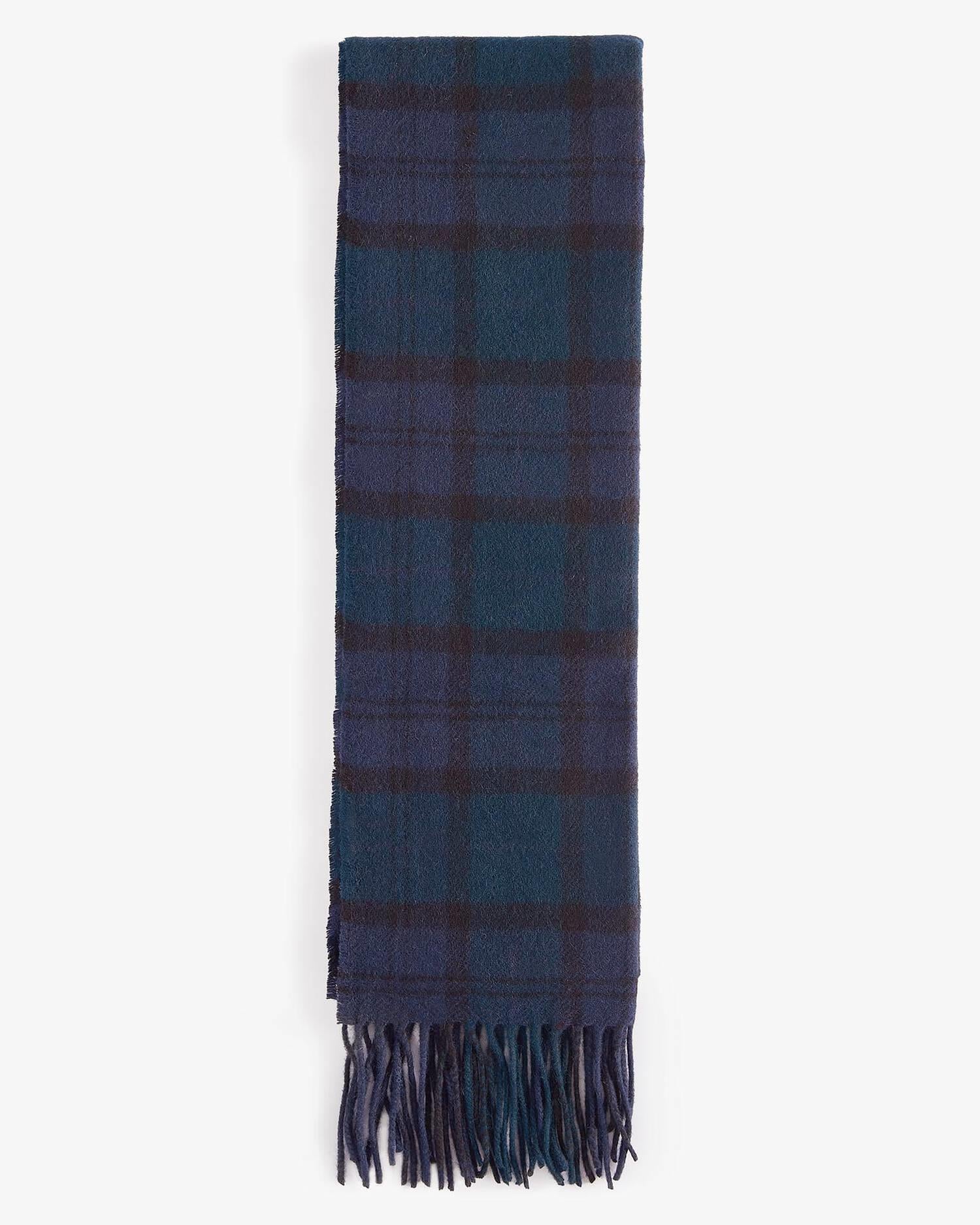 Tartan Lambswool Scarf- Black watch