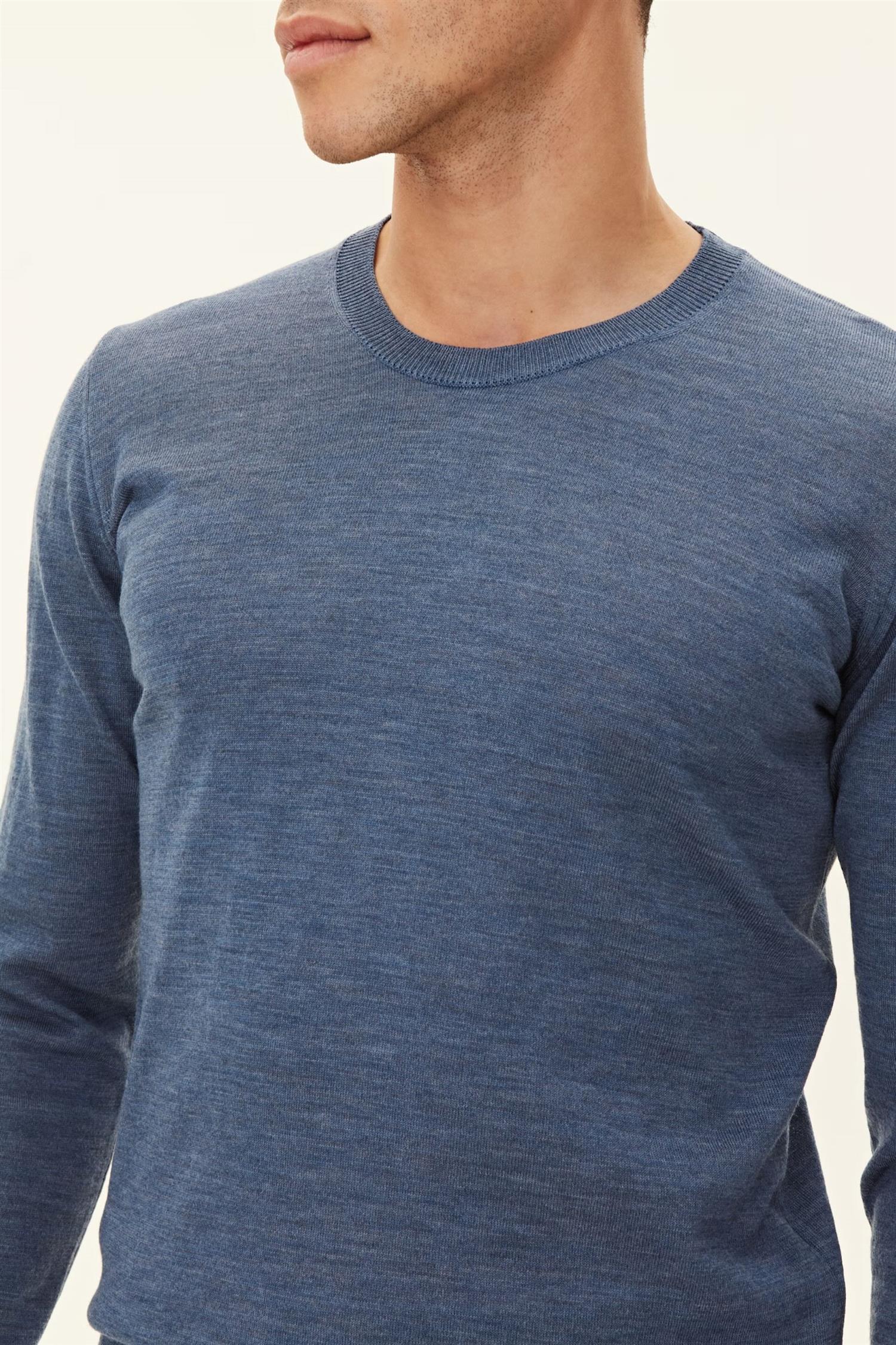 Miguel roundneck - Denim blue