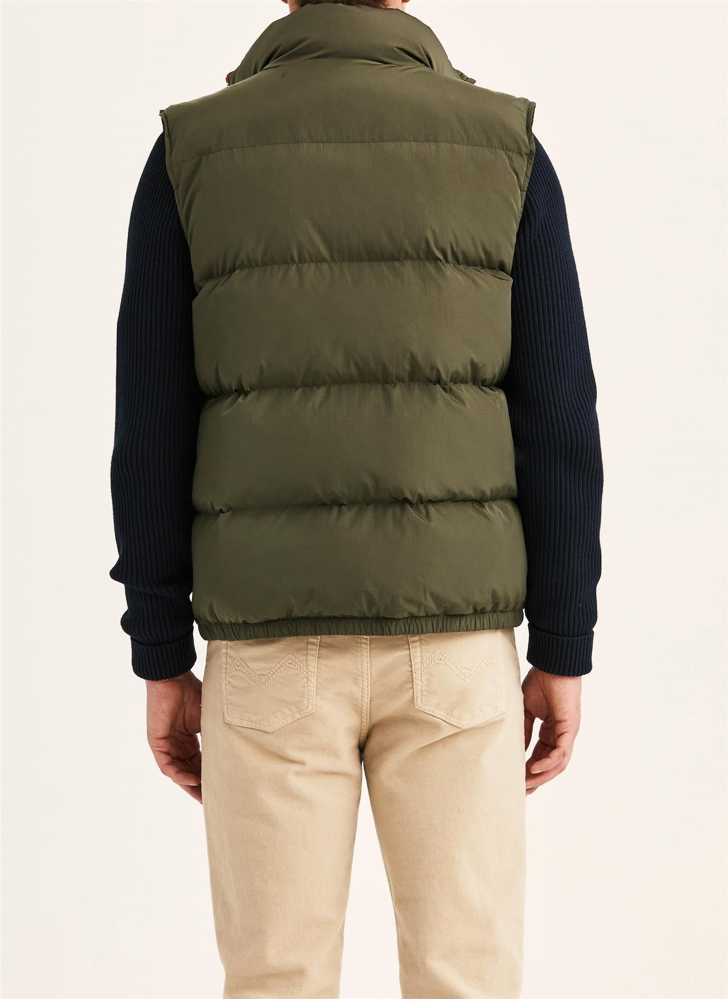 Lennox Puffer Vest- Olive